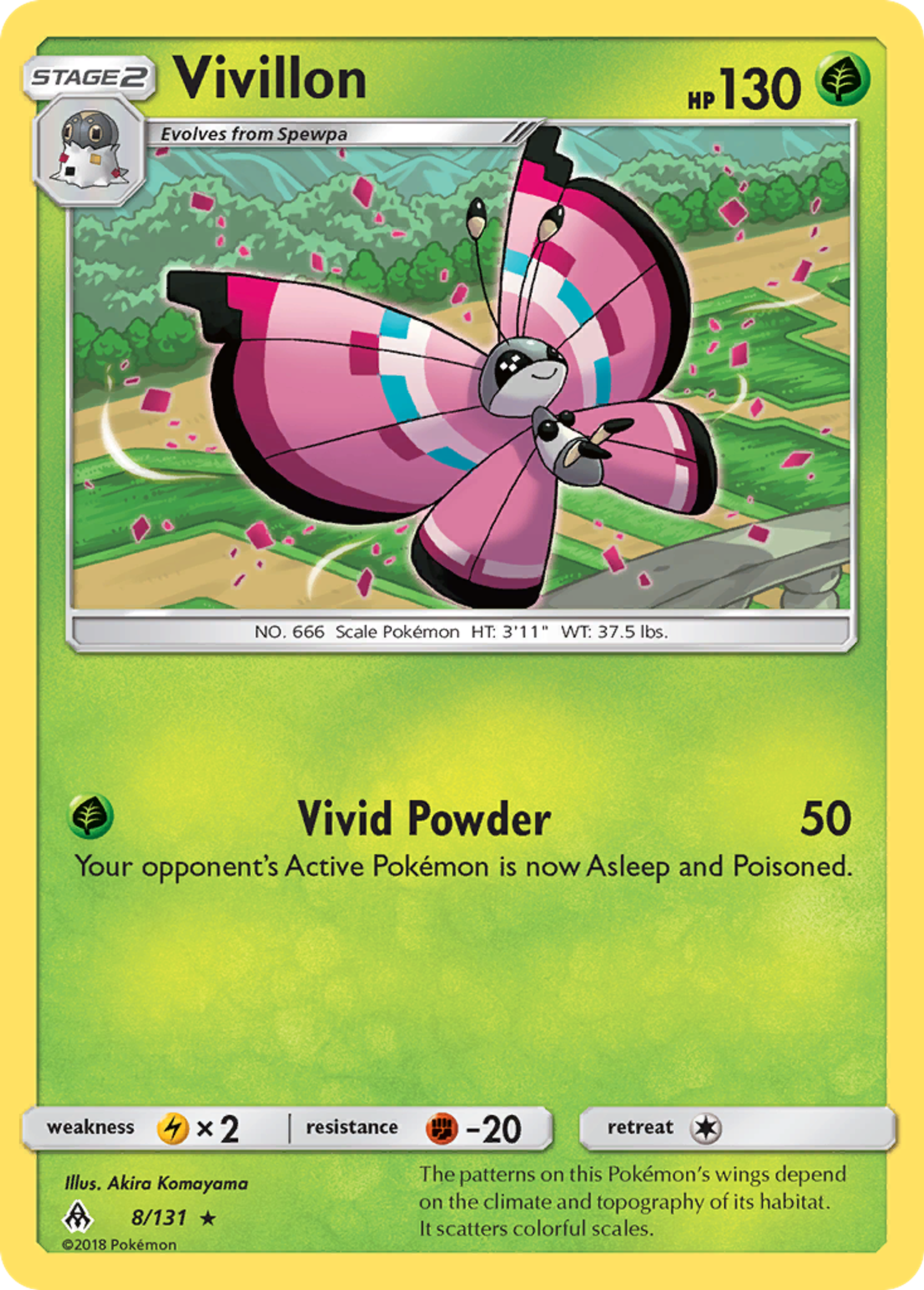 Vivillon — SM - Forbidden Light — Pokemon
