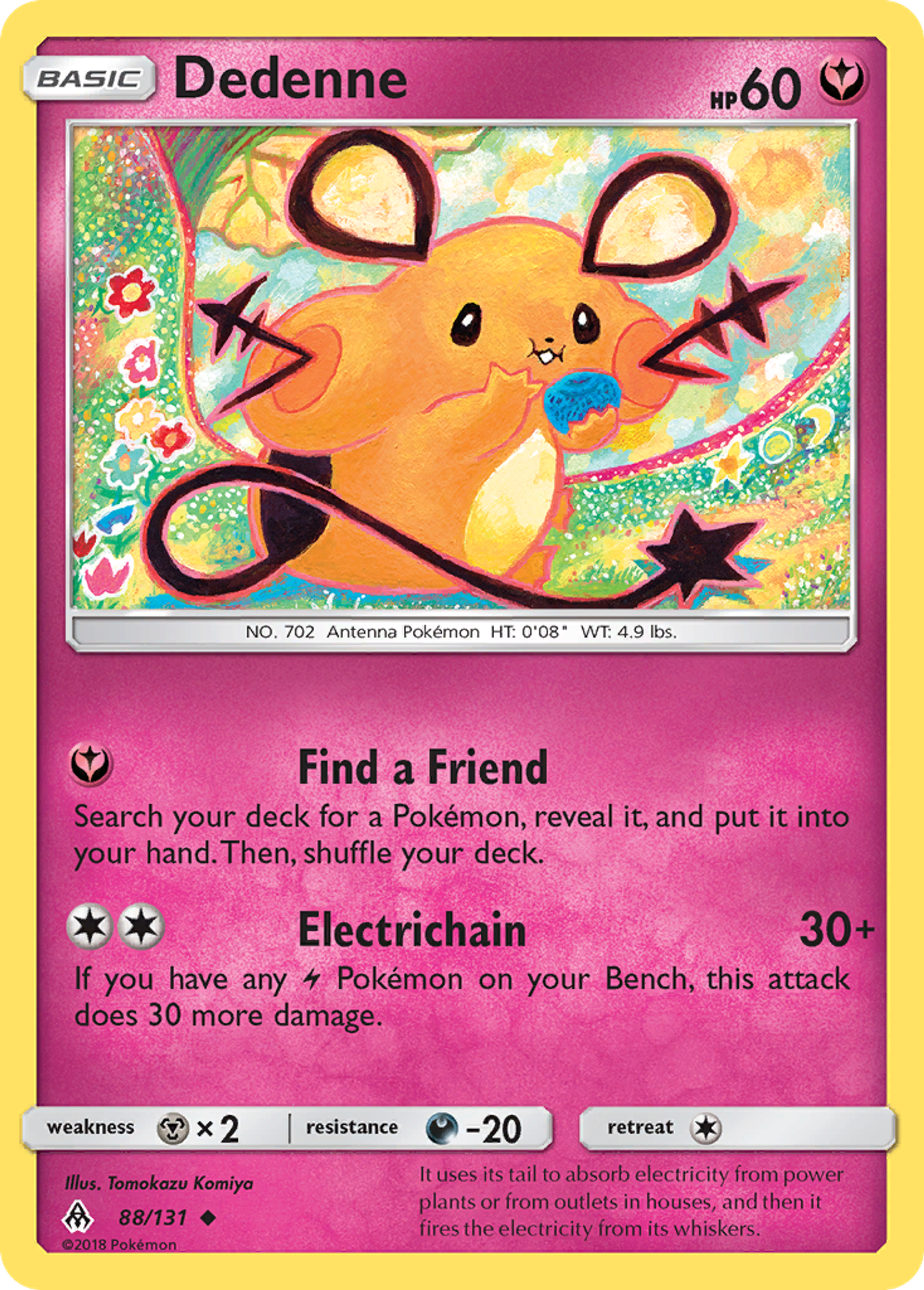 Dedenne — SM - Forbidden Light — Pokemon