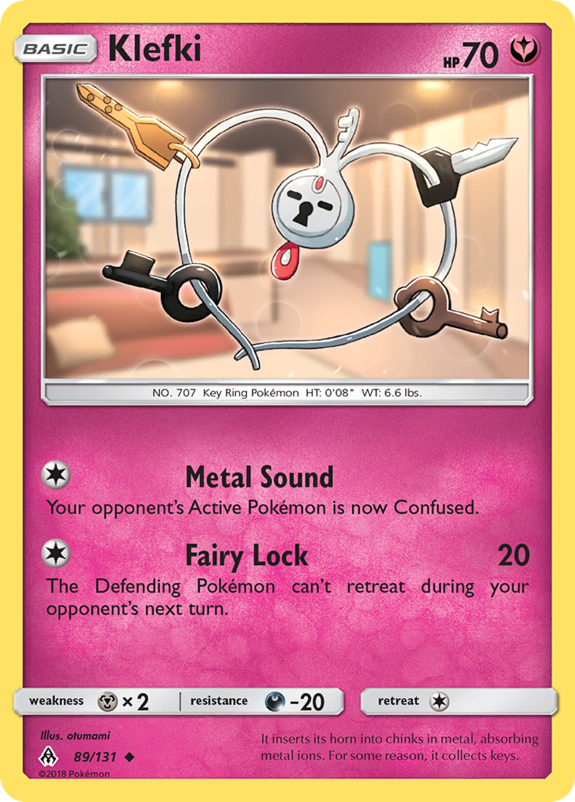 Klefki — SM - Forbidden Light — Pokemon