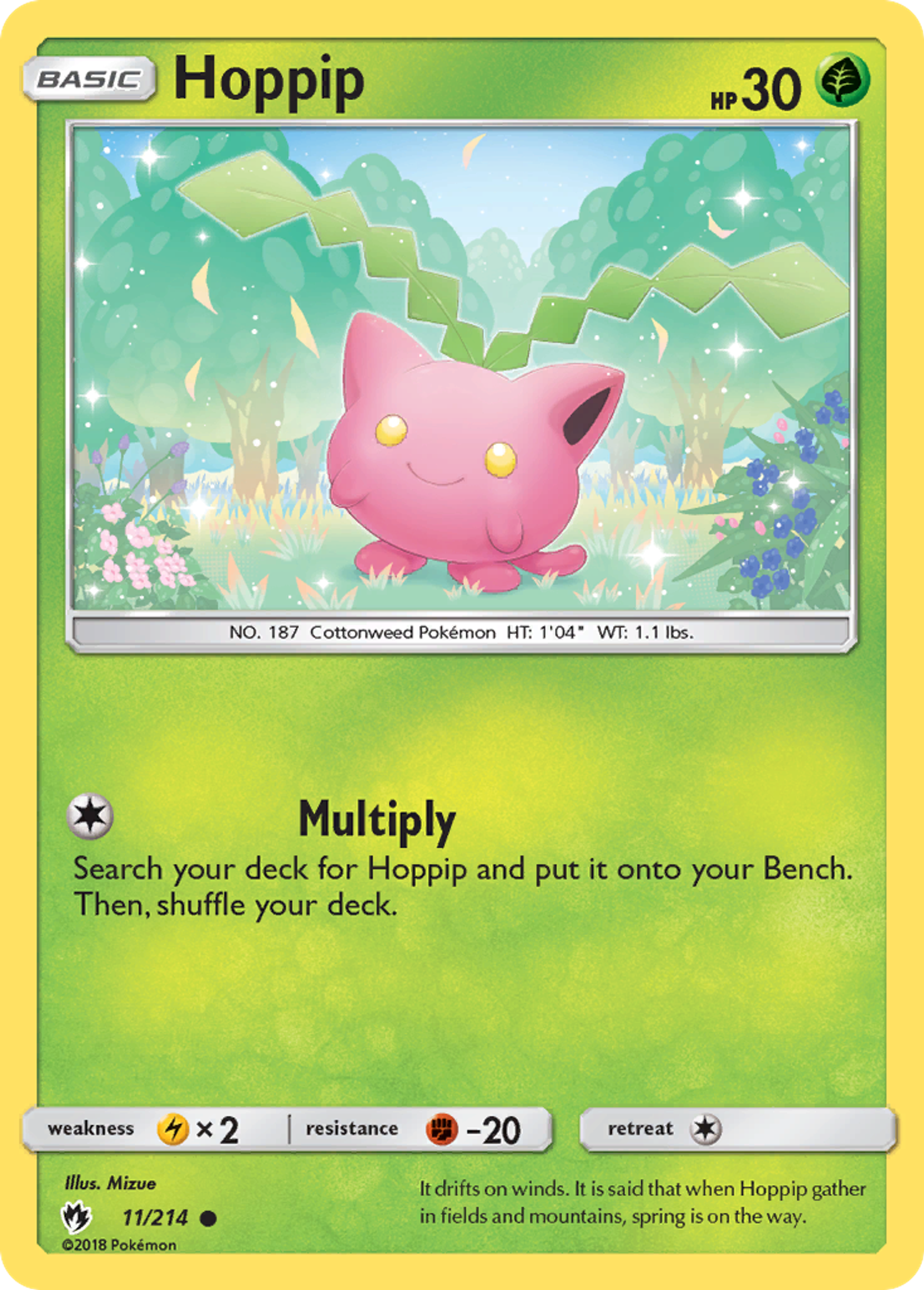 Hoppip — SM - Lost Thunder — Pokemon