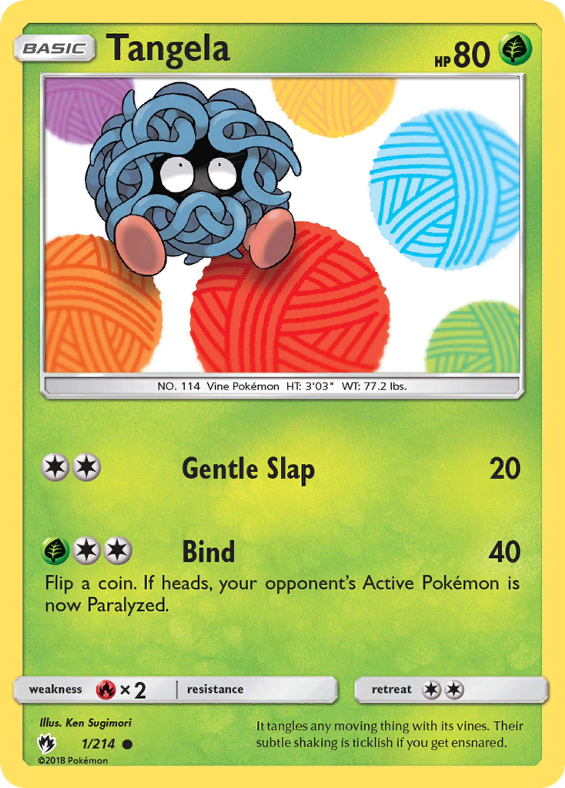 Tangela — SM - Lost Thunder — Pokemon