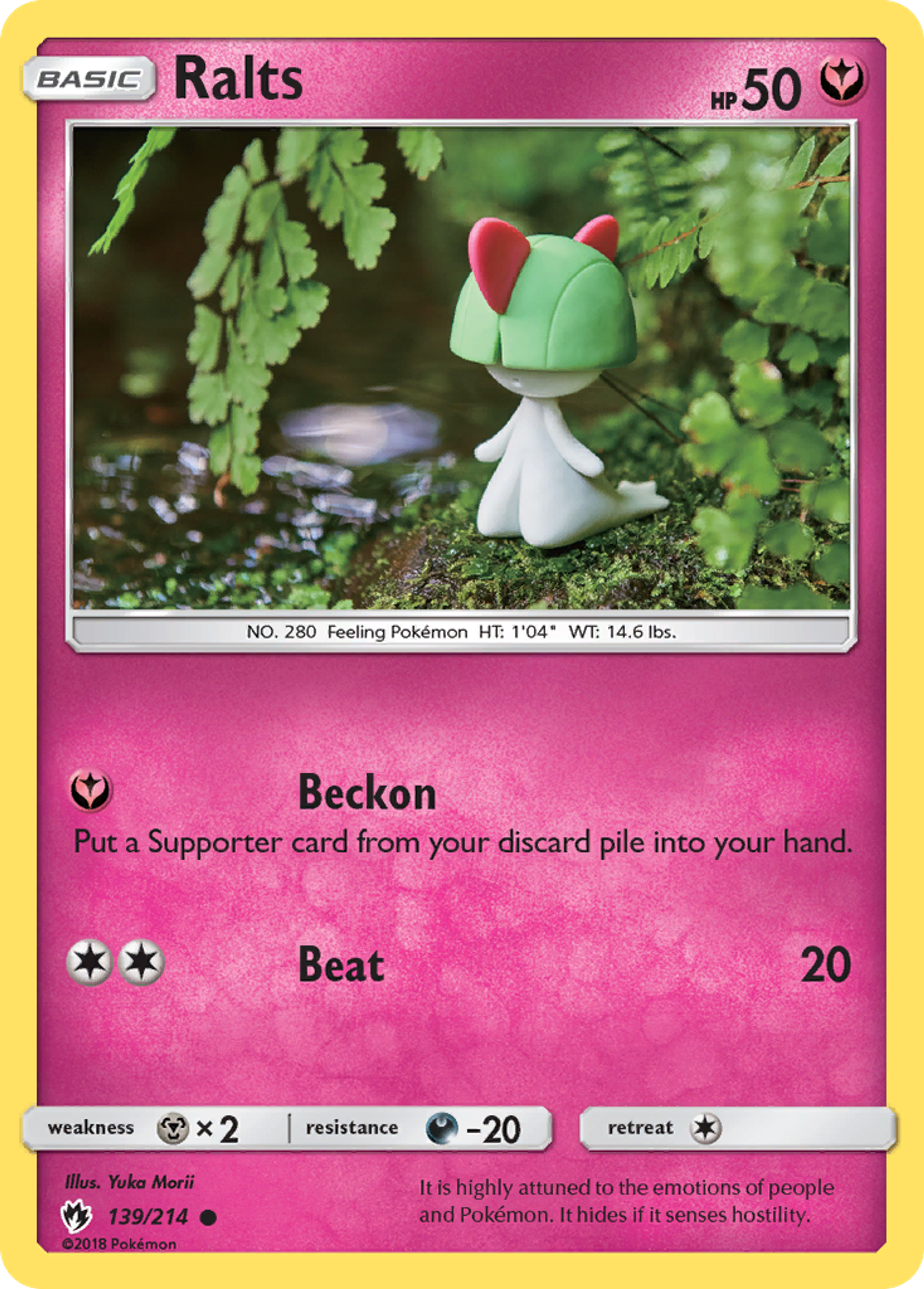Ralts — SM - Lost Thunder — Pokémon