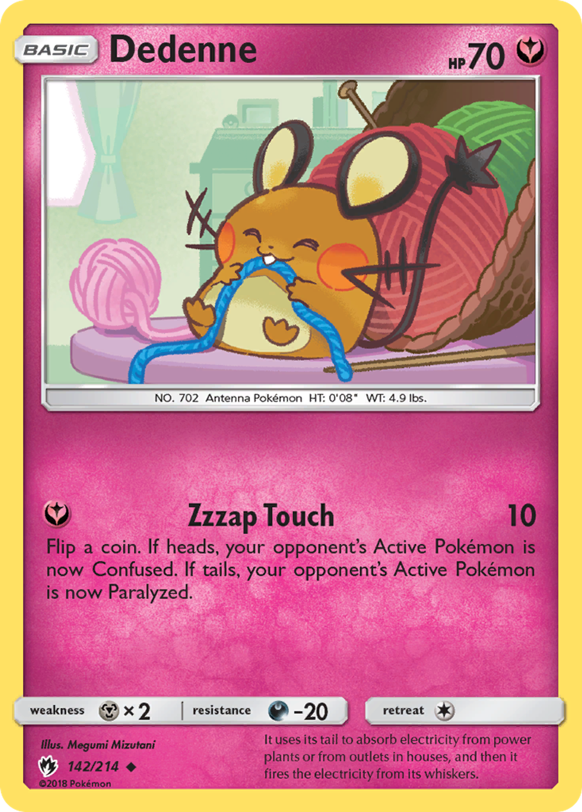 Dedenne — SM - Lost Thunder — Pokemon