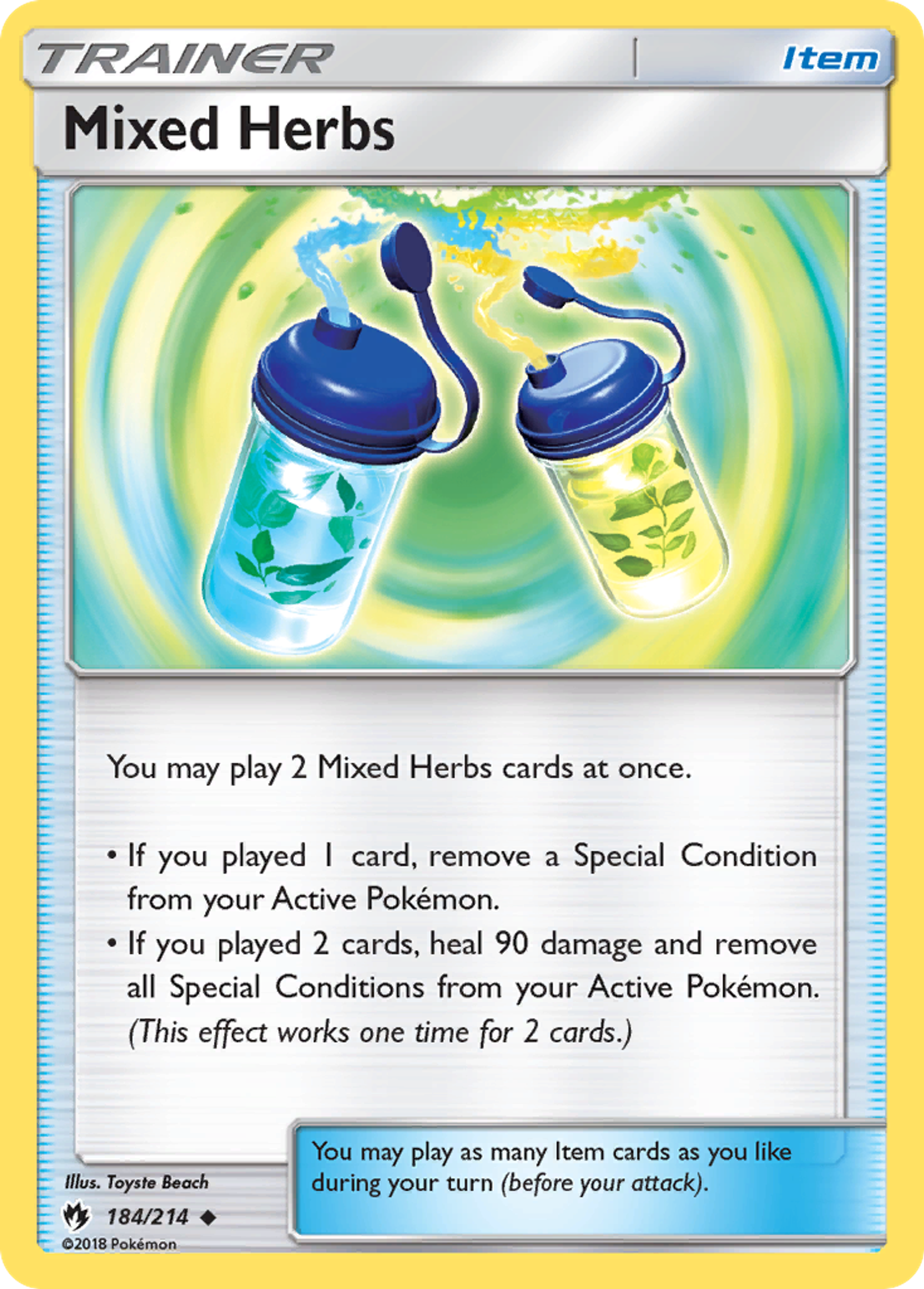 Mixed Herbs — SM - Lost Thunder — Pokemon