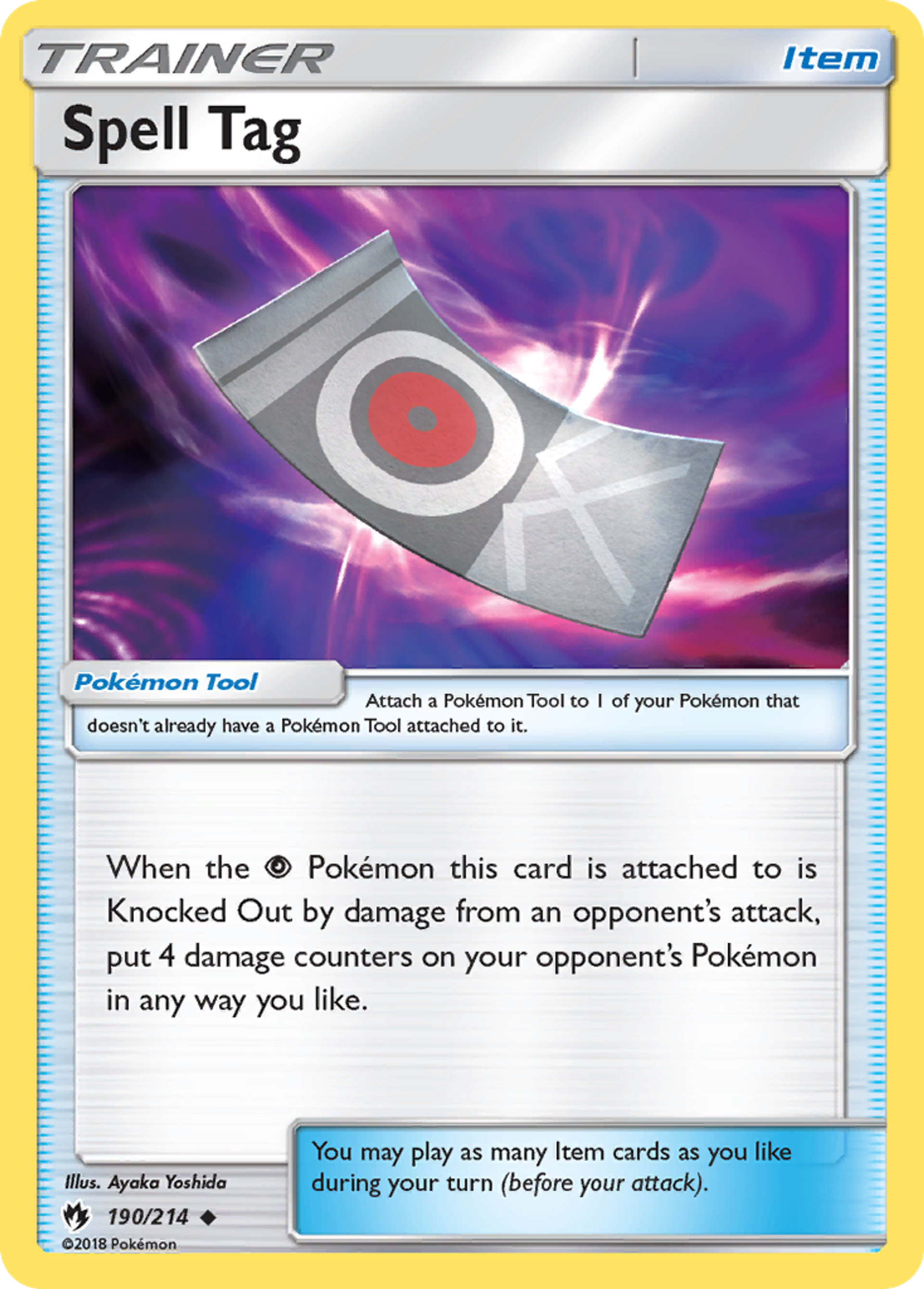 Spell Tag — SM - Lost Thunder — Pokemon