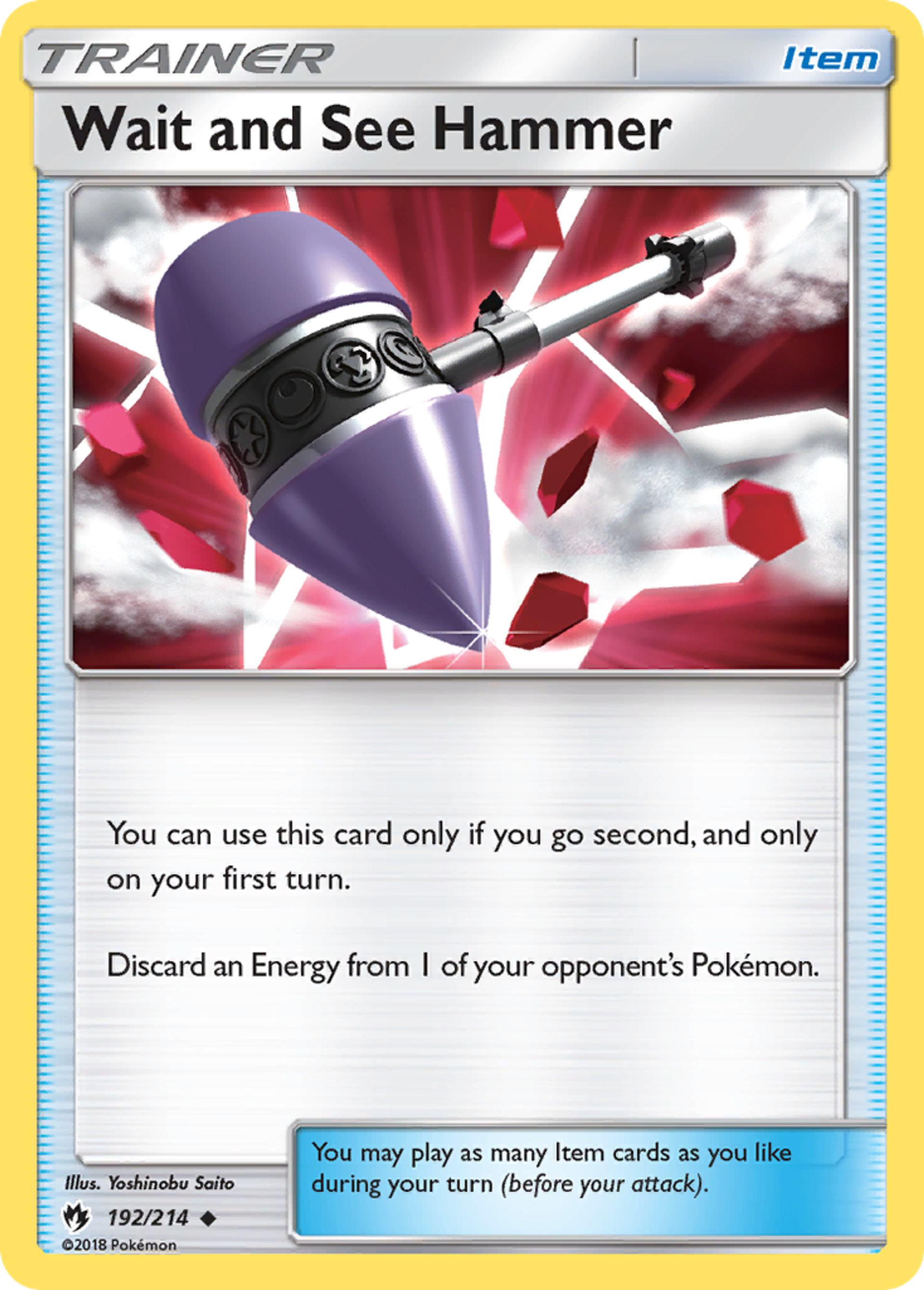 Wait and See Hammer — SM - Lost Thunder — Pokemon