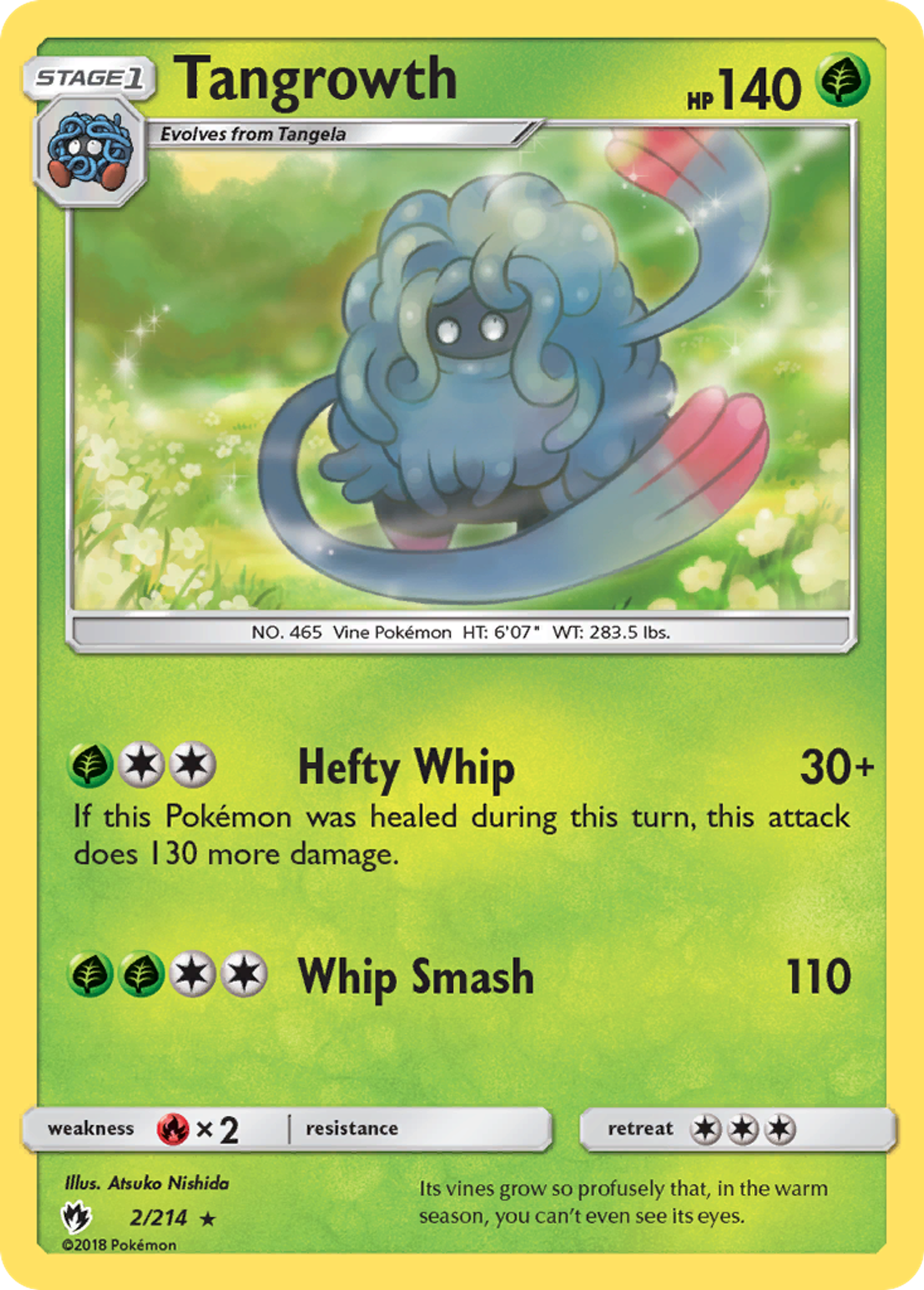 Tangrowth — SM - Lost Thunder — Pokemon