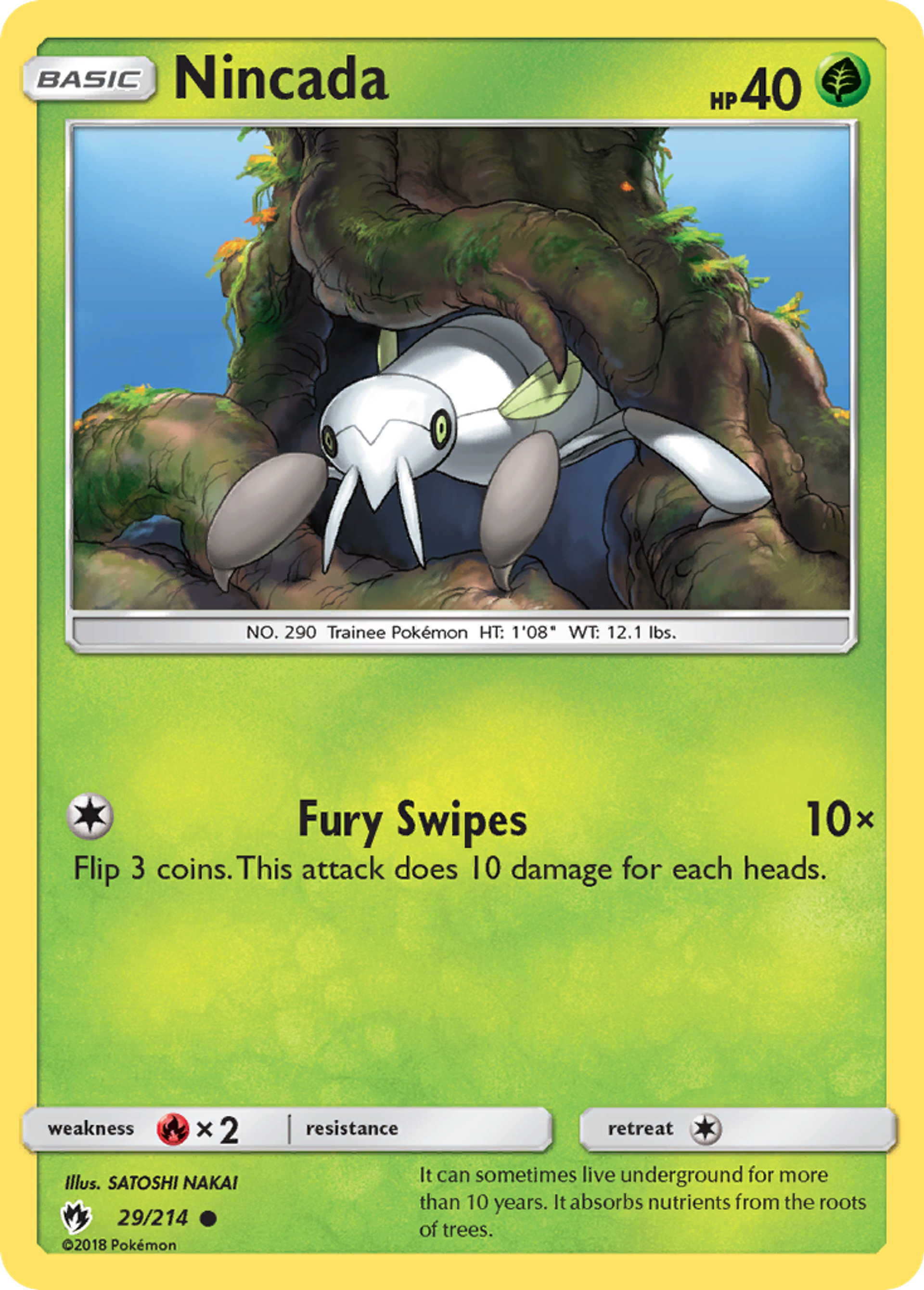 Nincada — SM - Lost Thunder — Pokemon