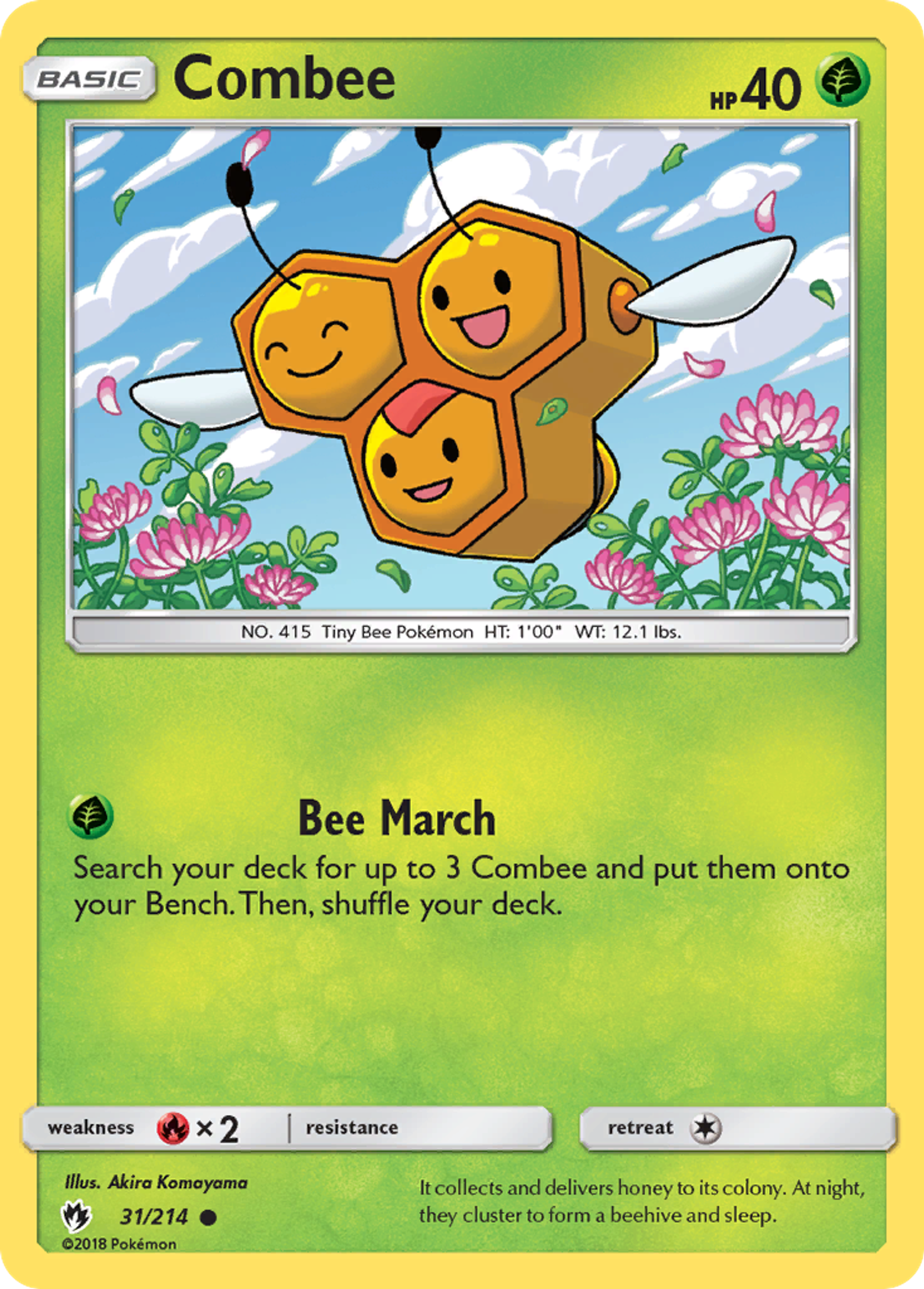 Combee — SM - Lost Thunder — Pokemon