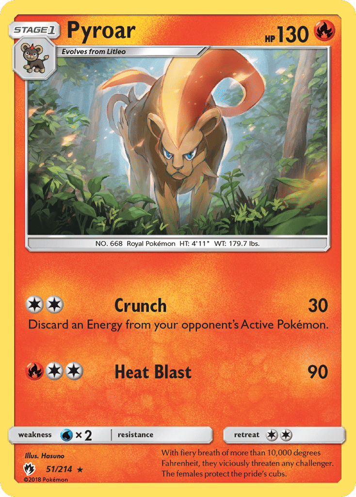 Pyroar — SM - Lost Thunder — Pokemon