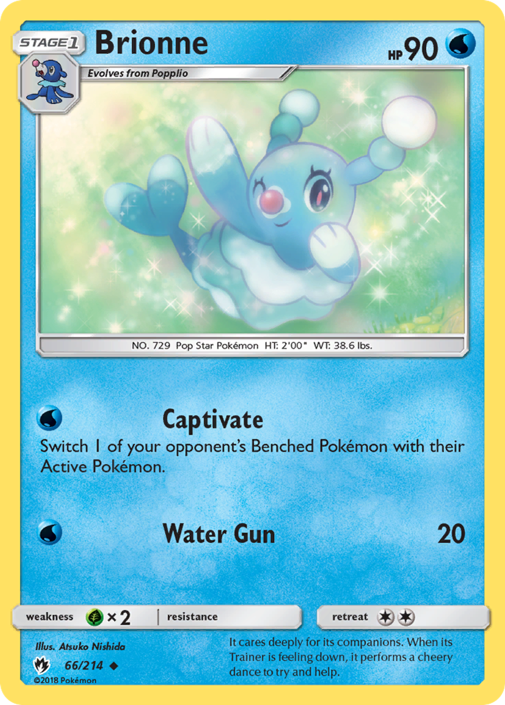 Brionne — SM - Lost Thunder — Pokemon