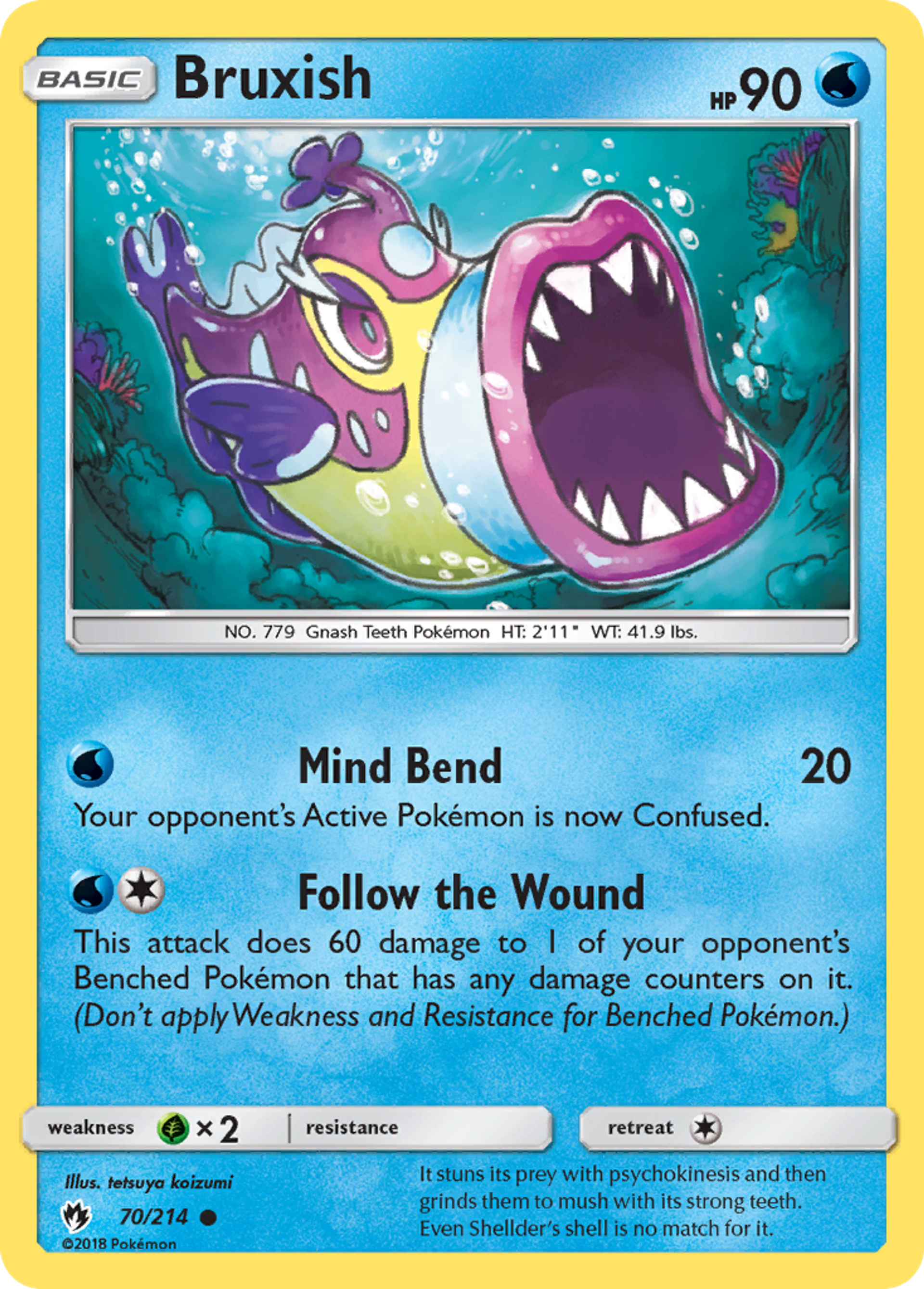 Bruxish — SM - Lost Thunder — Pokemon