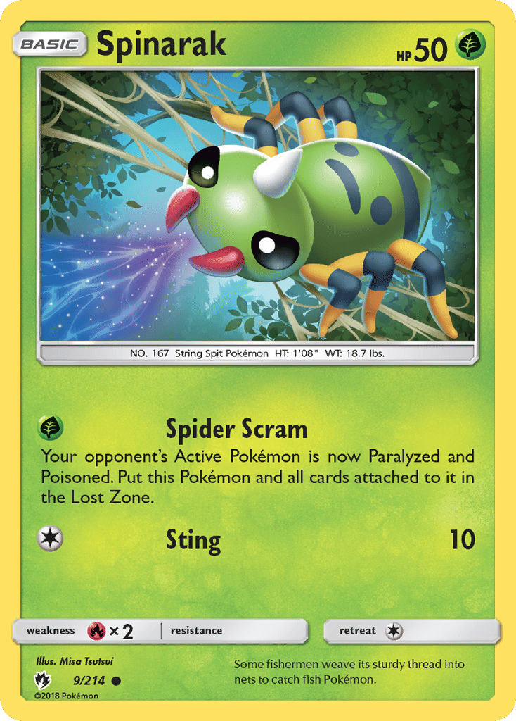 Spinarak — SM - Lost Thunder — Pokemon