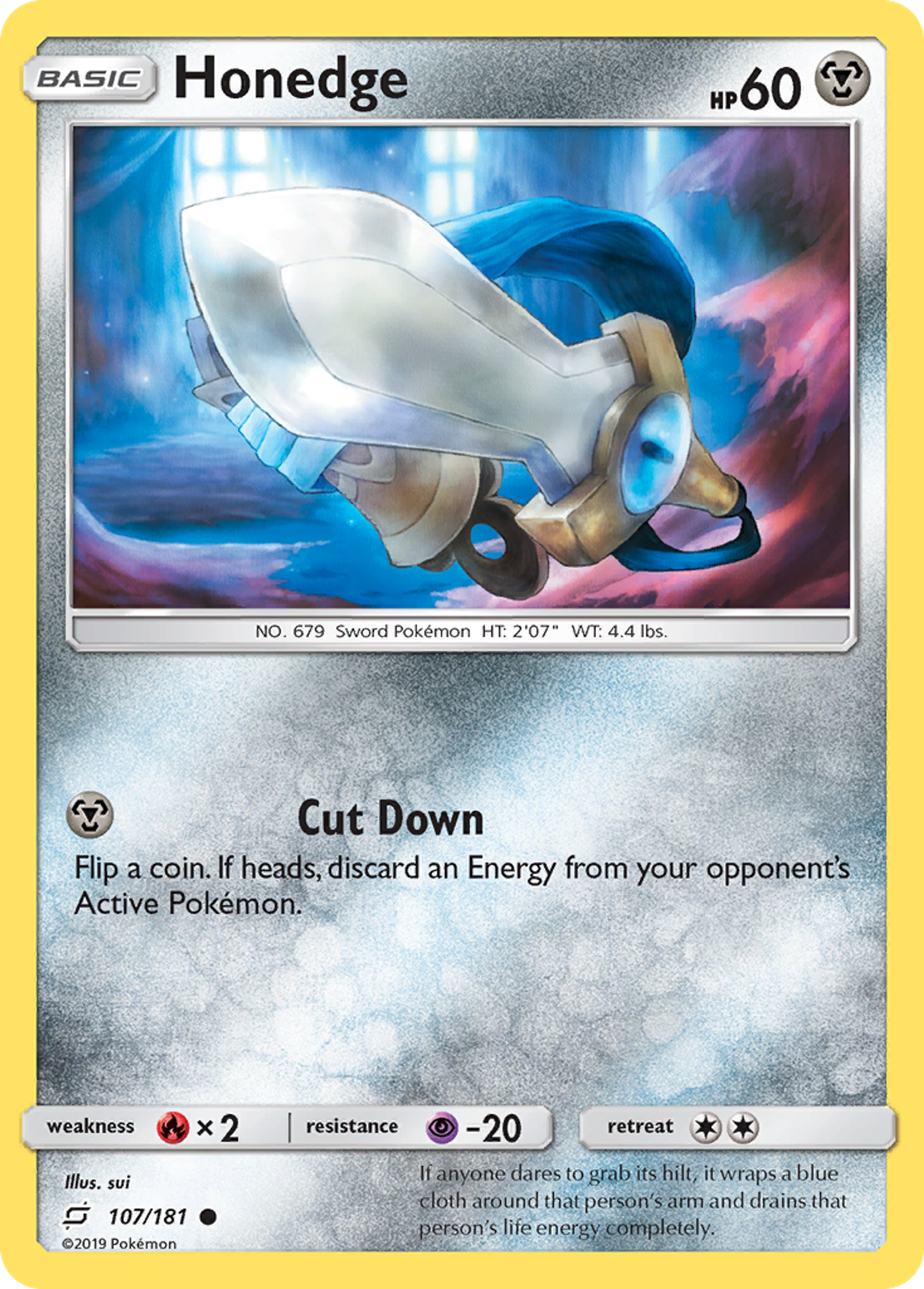 Honedge — SM - Team Up — Pokémon