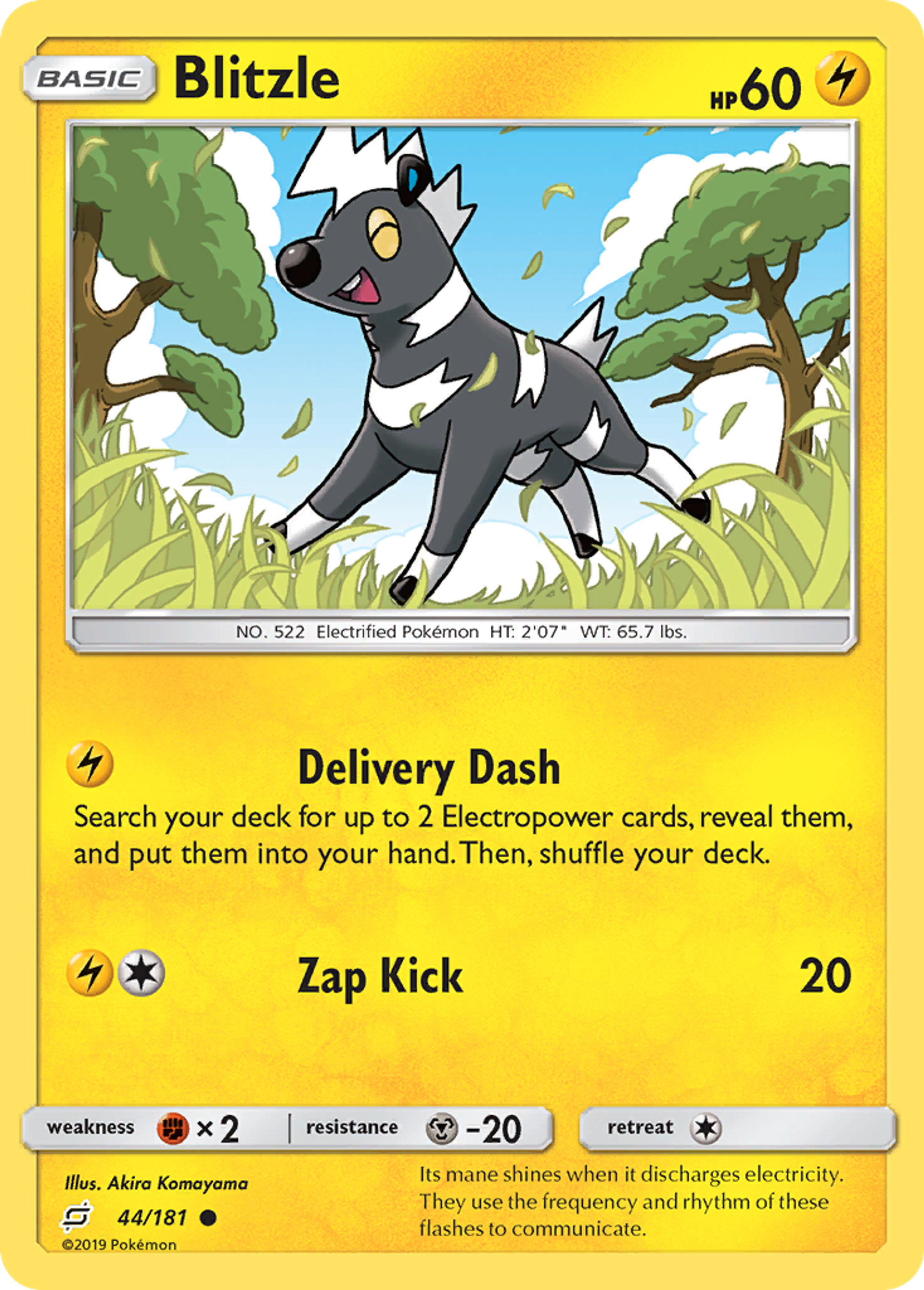 Blitzle — SM - Team Up — Pokémon