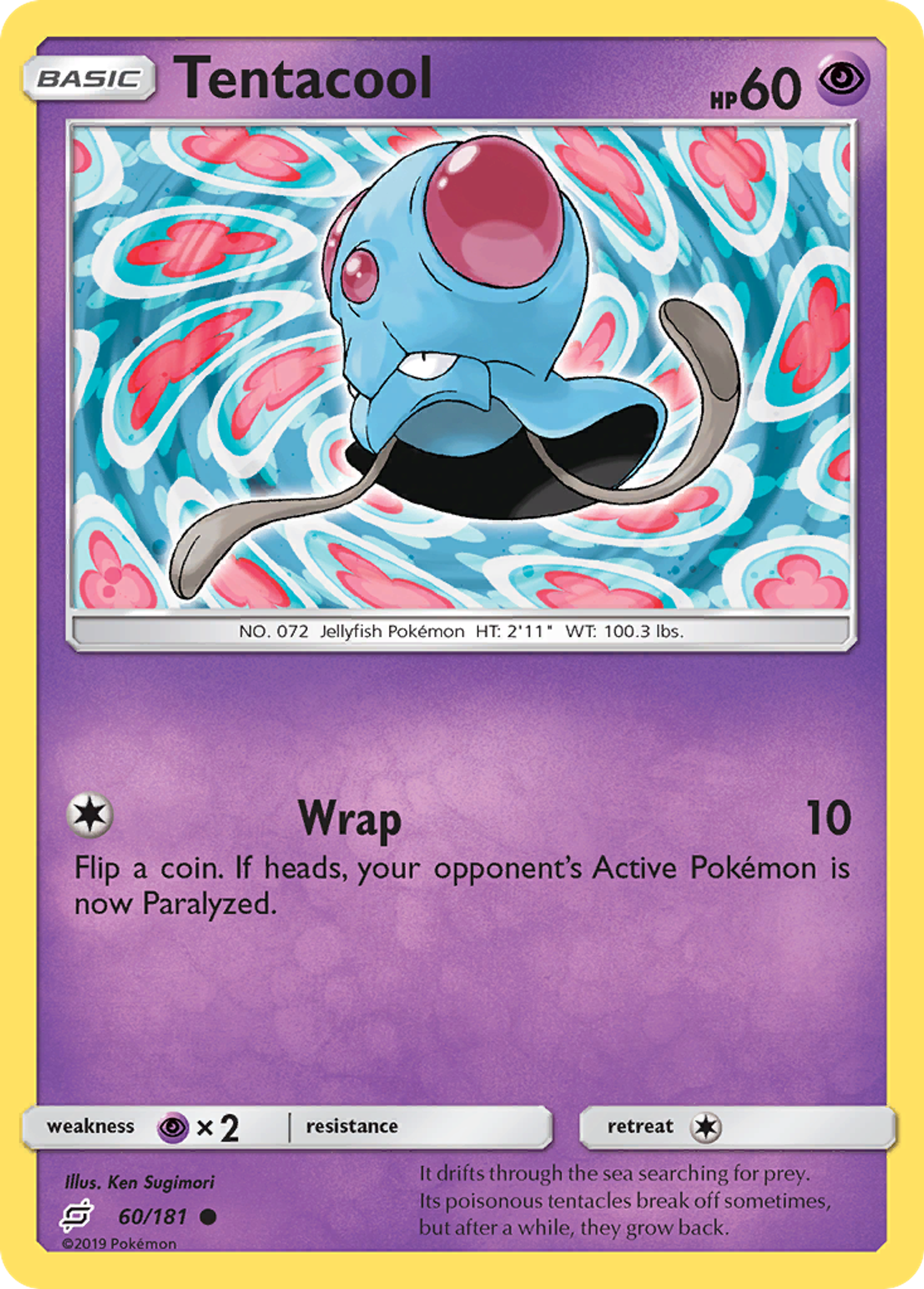 Tentacool — SM - Team Up — Pokémon