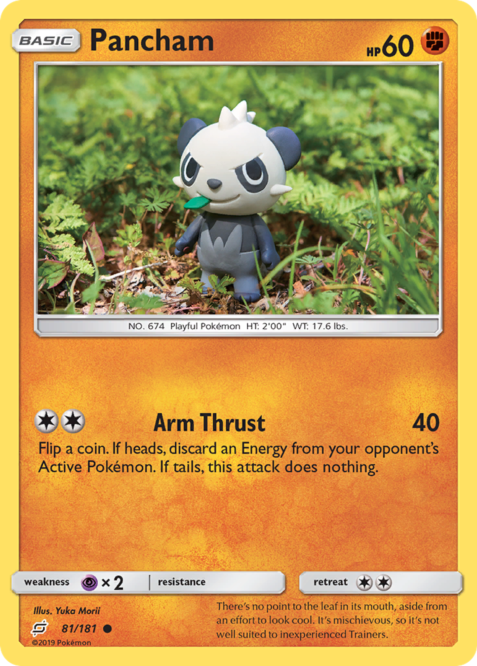 Pancham — SM - Team Up — Pokémon