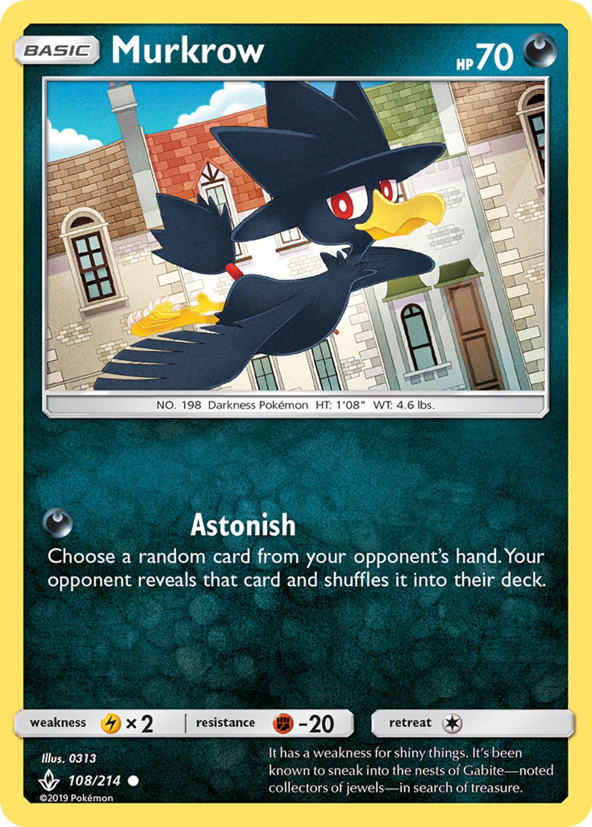 Murkrow — SM - Unbroken Bonds — Pokemon