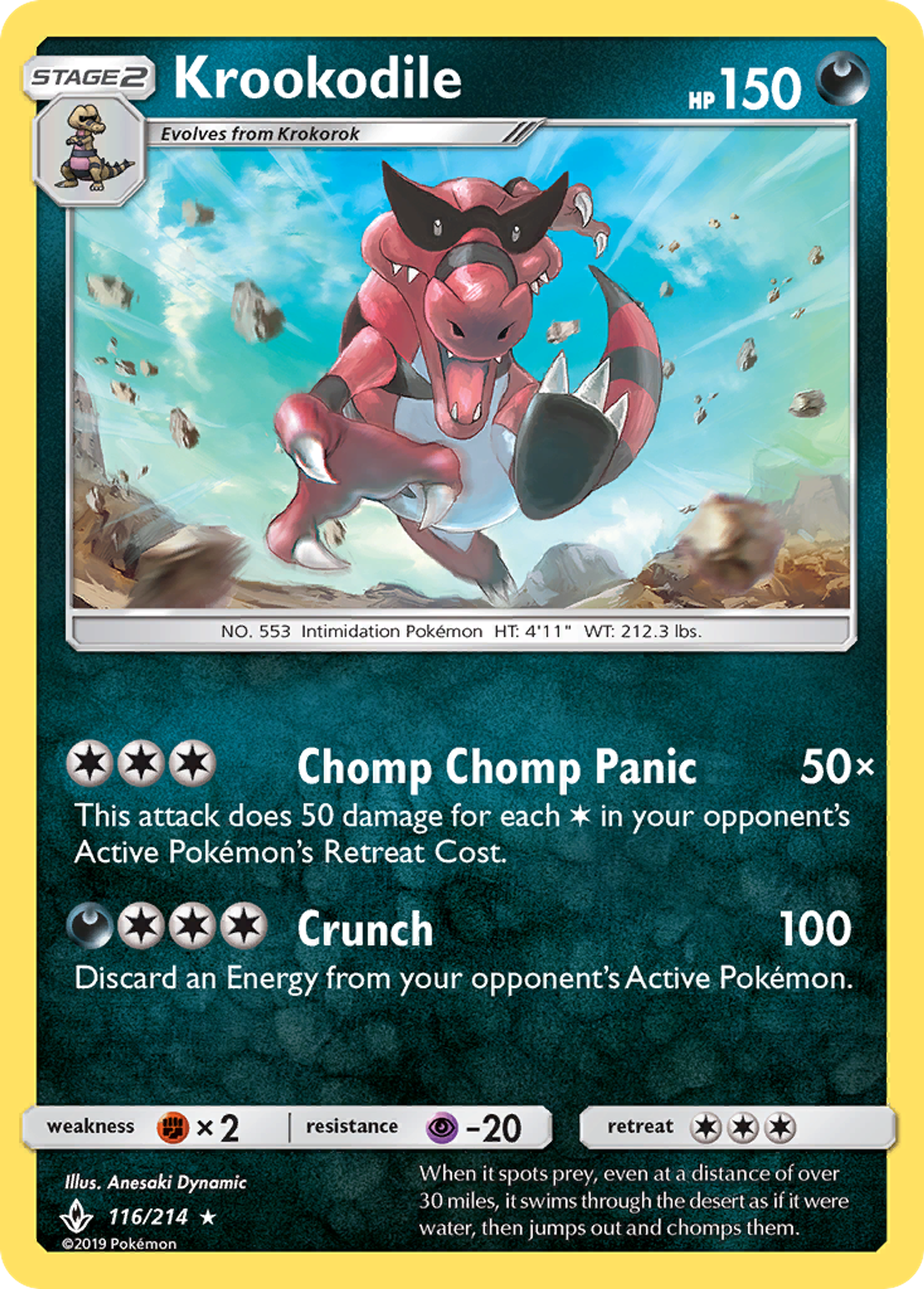 Krookodile — SM - Unbroken Bonds — Pokemon