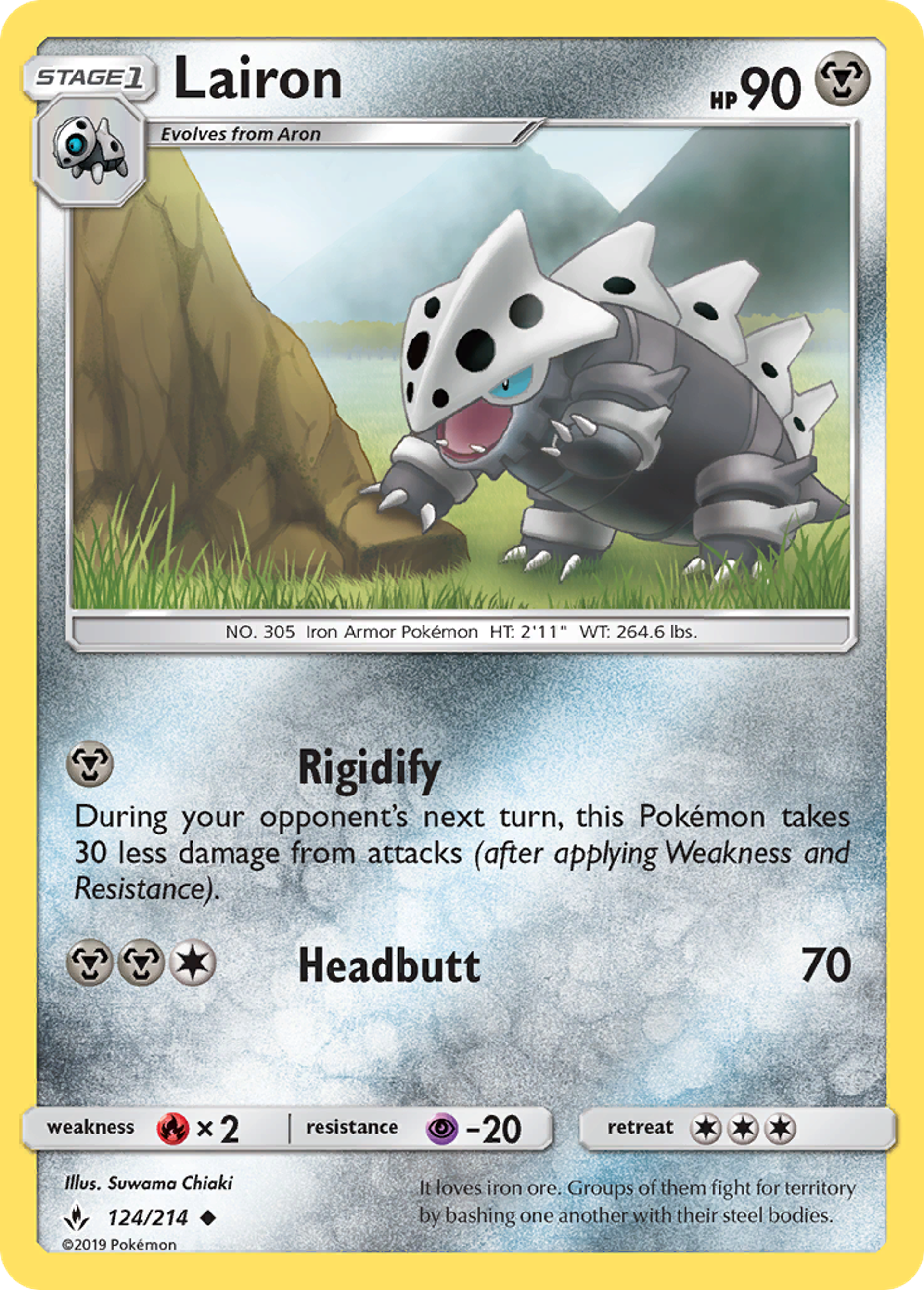 Lairon — SM - Unbroken Bonds — Pokemon