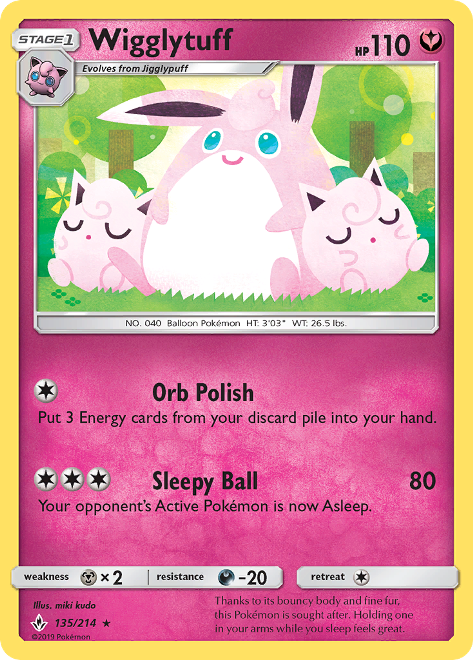 Wigglytuff — SM - Unbroken Bonds — Pokemon