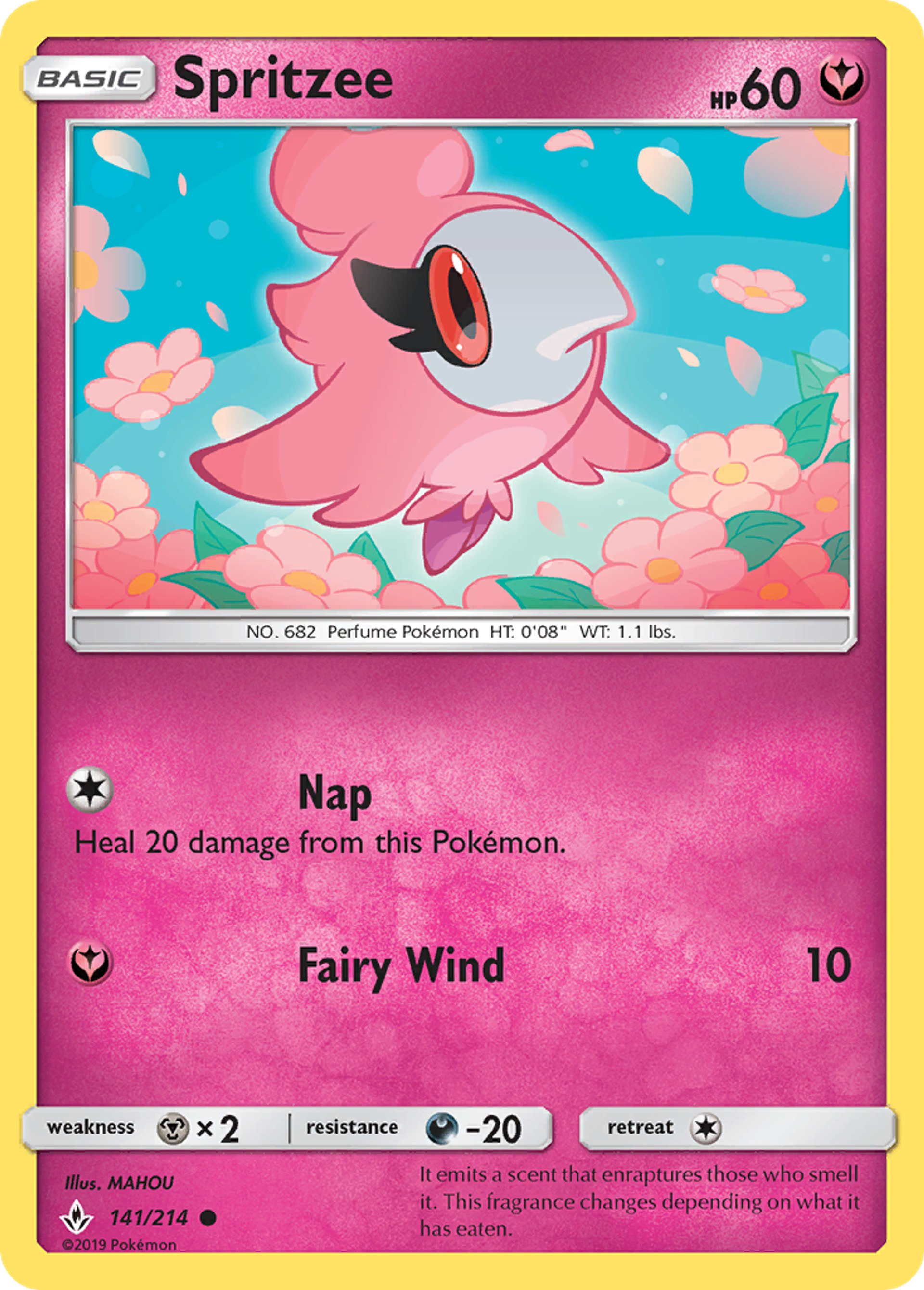 Spritzee — SM - Unbroken Bonds — Pokemon