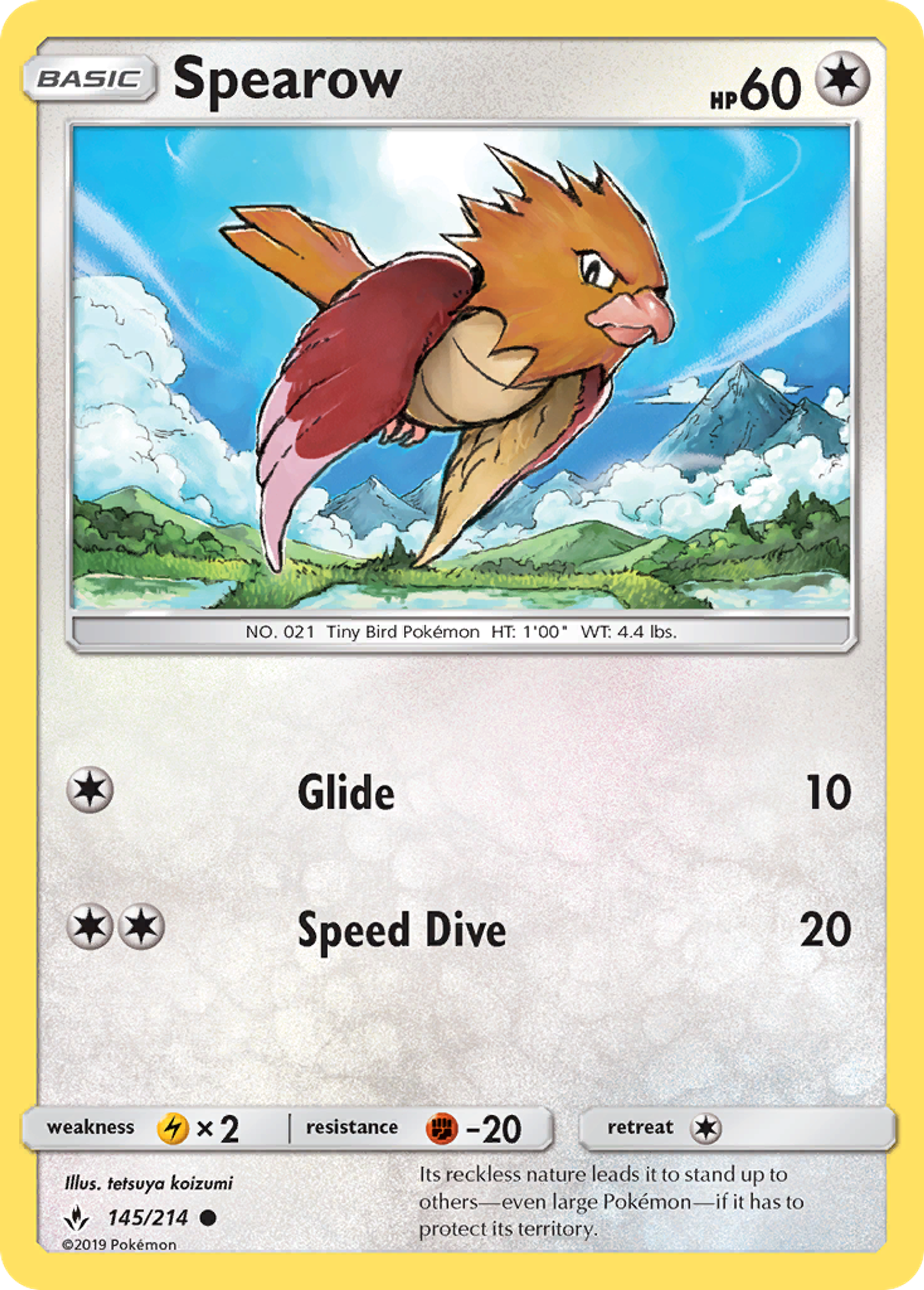 Spearow — SM - Unbroken Bonds — Pokemon