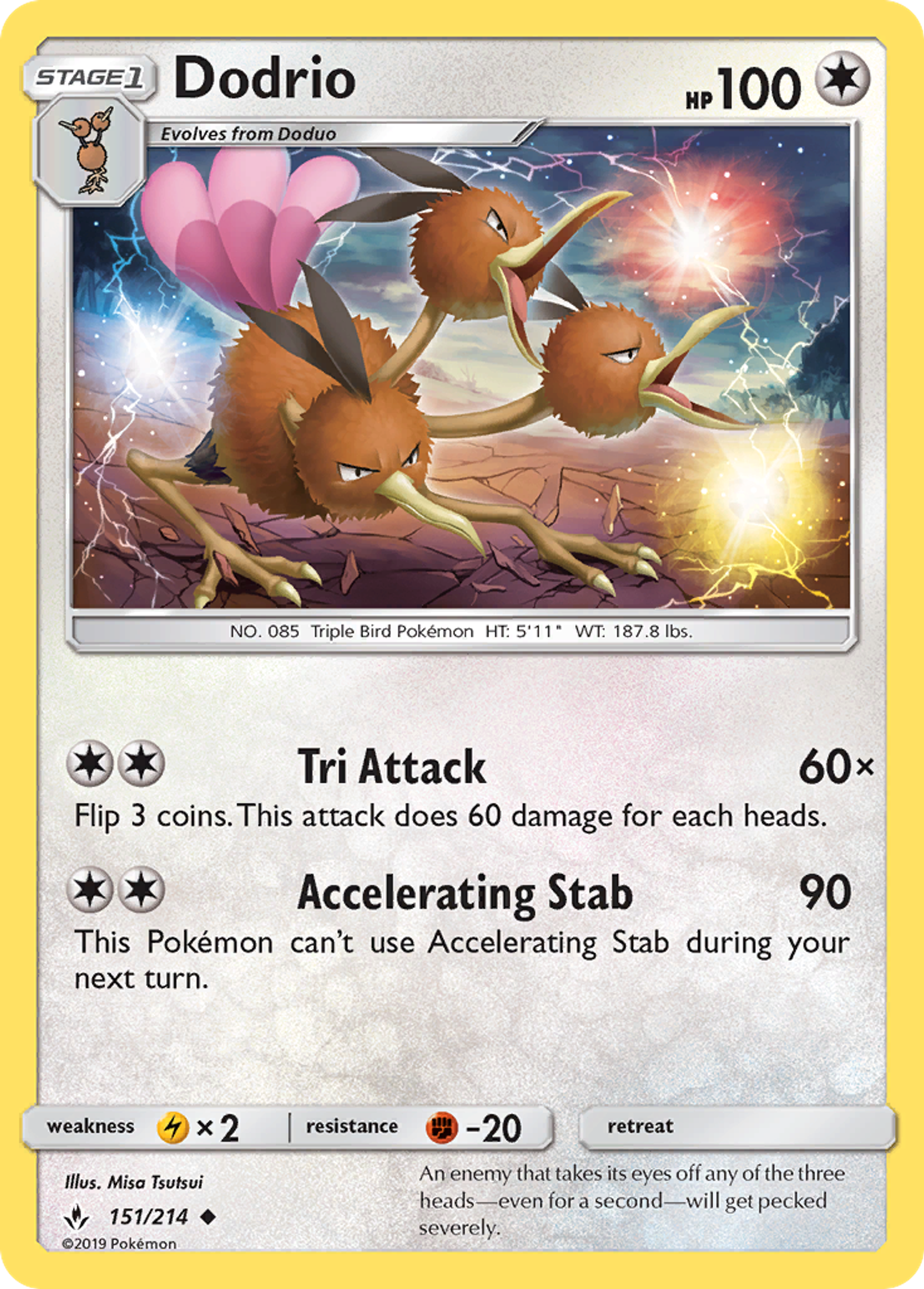 Dodrio — SM - Unbroken Bonds — Pokemon