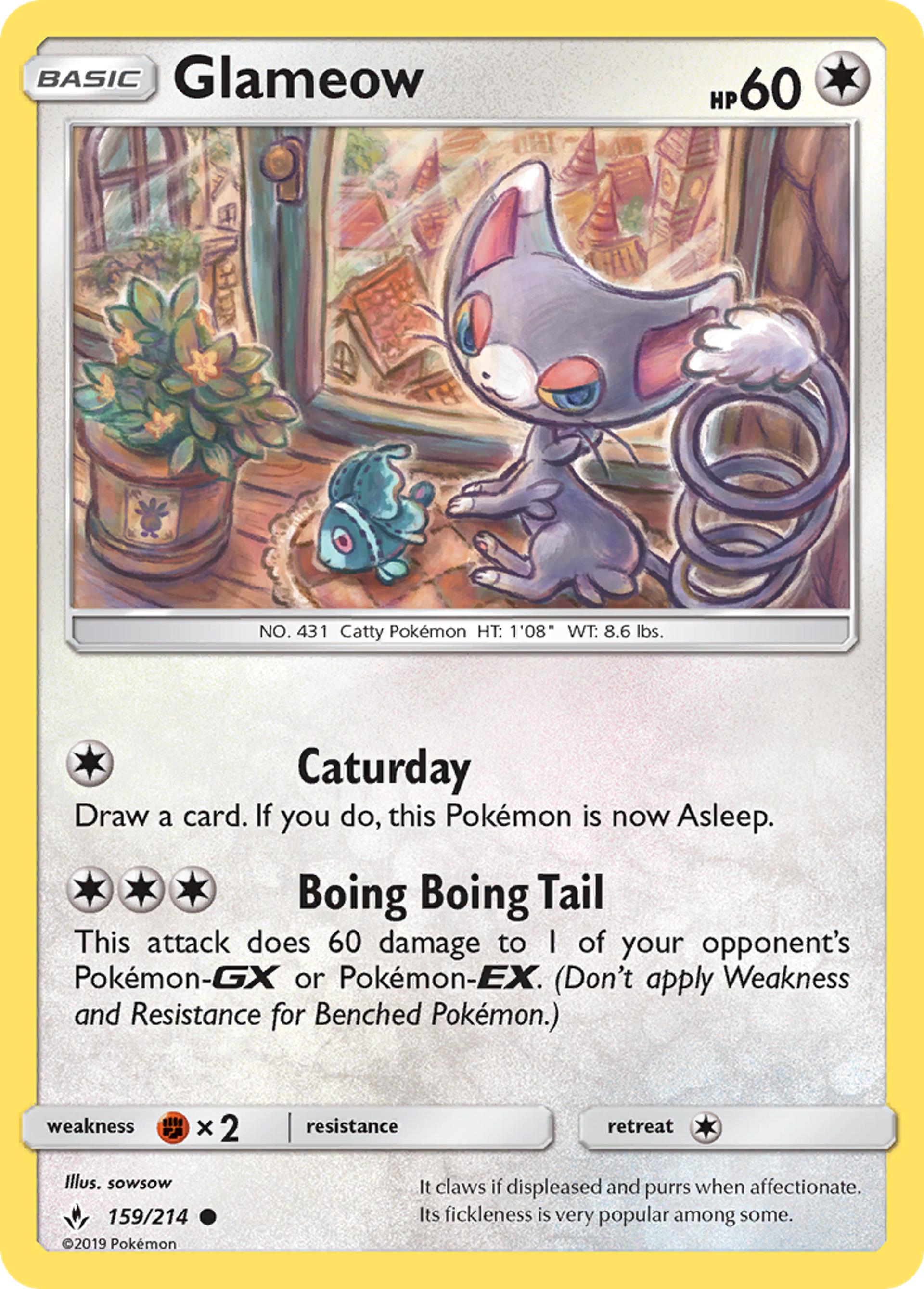 Glameow — SM - Unbroken Bonds — Pokemon
