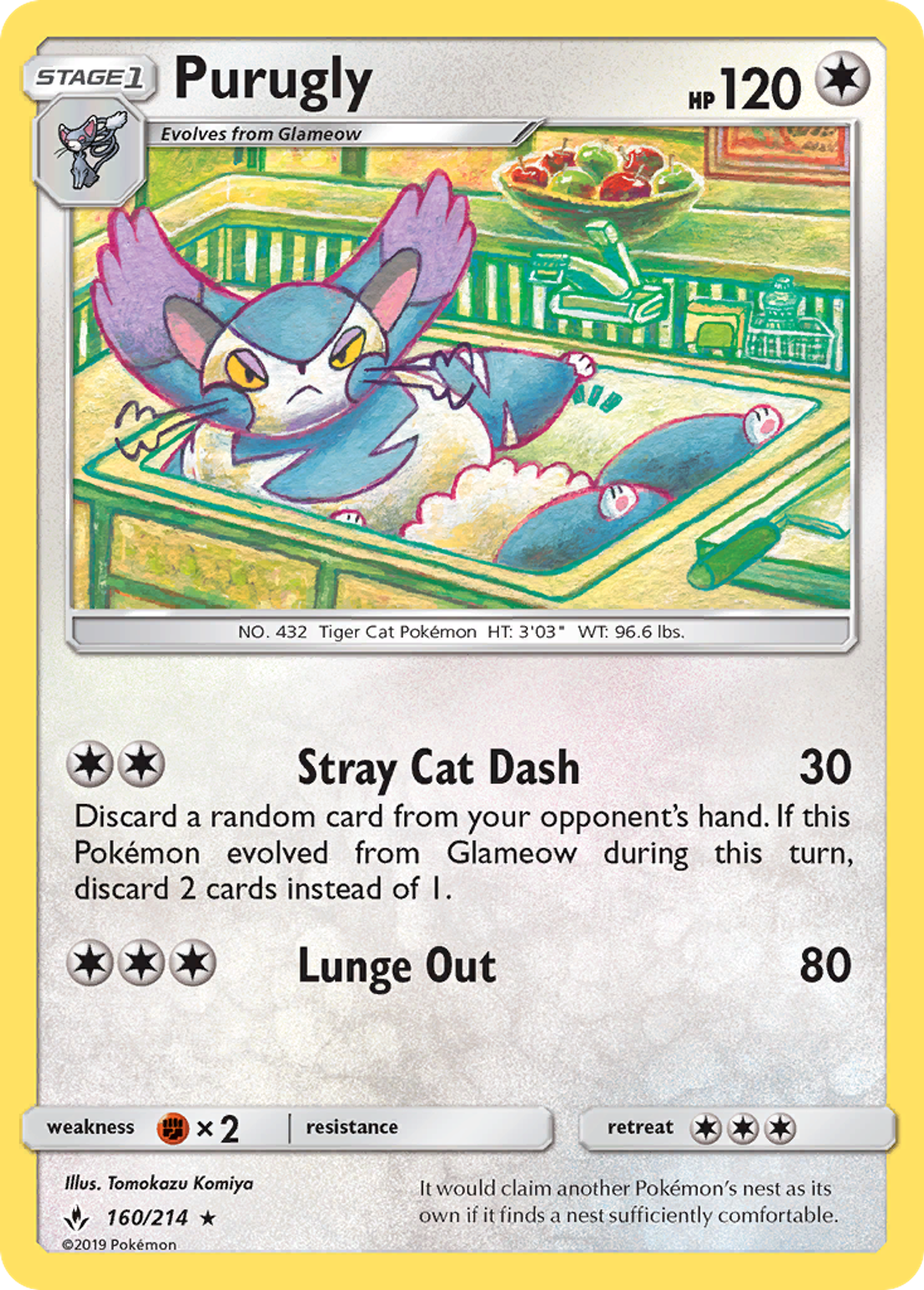 Purugly — SM - Unbroken Bonds — Pokemon