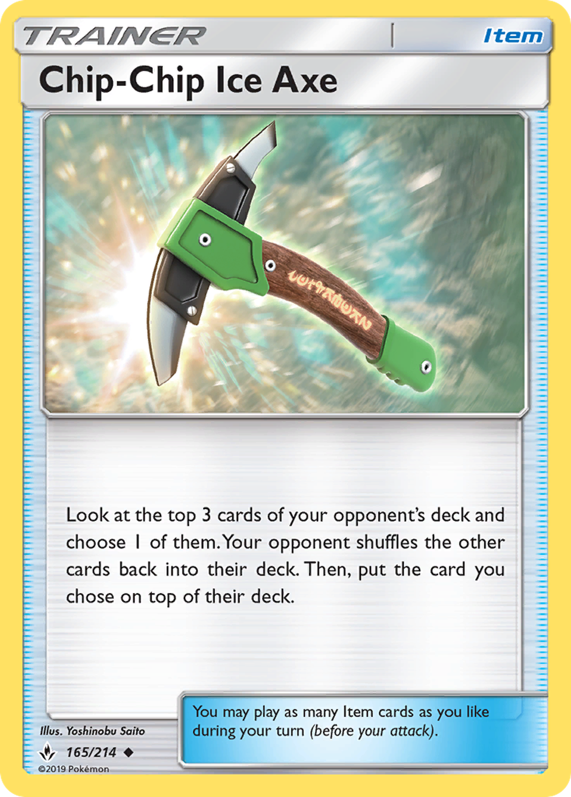 Chip-Chip Ice Axe — SM - Unbroken Bonds — Pokemon