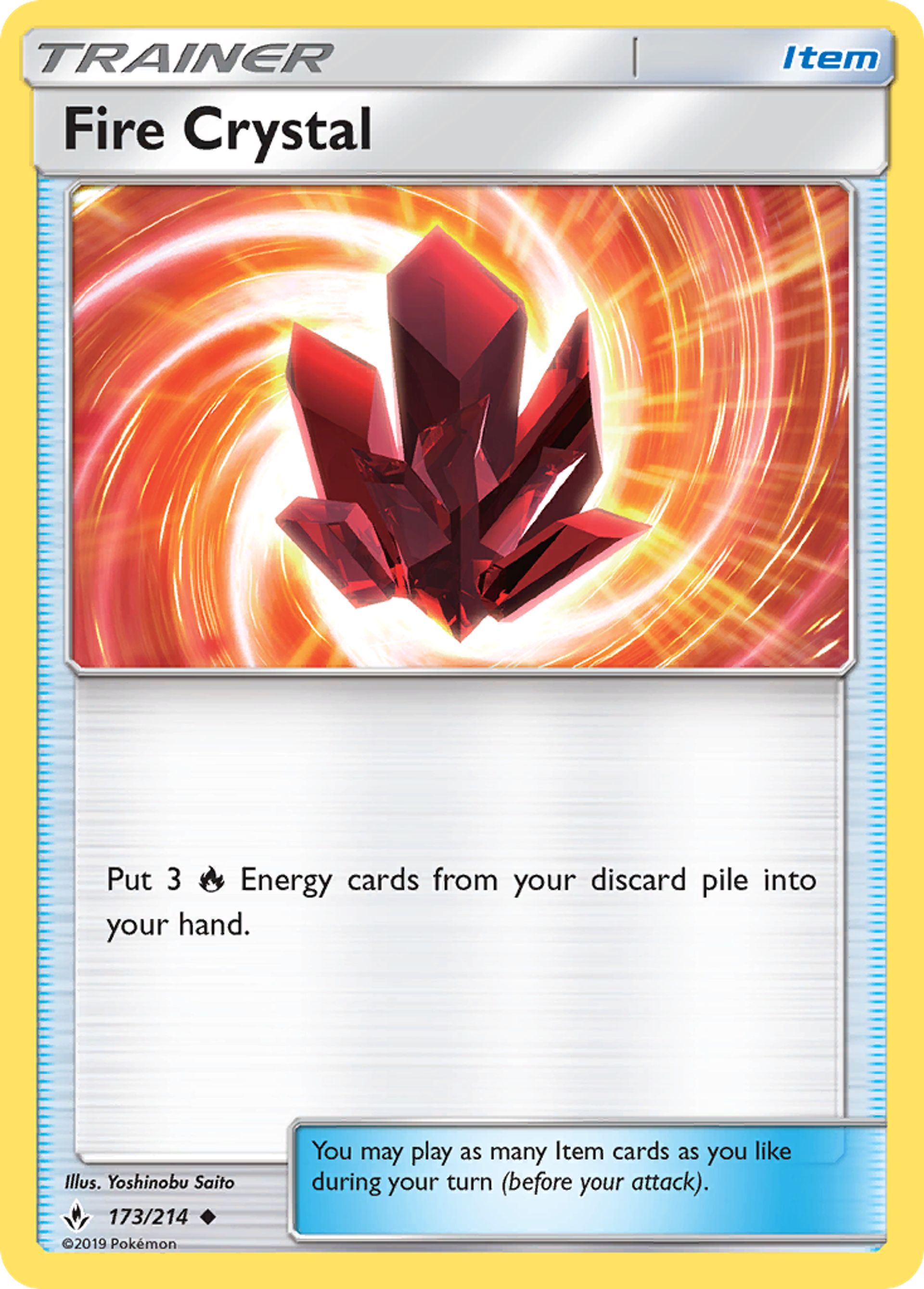 Cristal Feu — SM - Unbroken Bonds — Pokemon