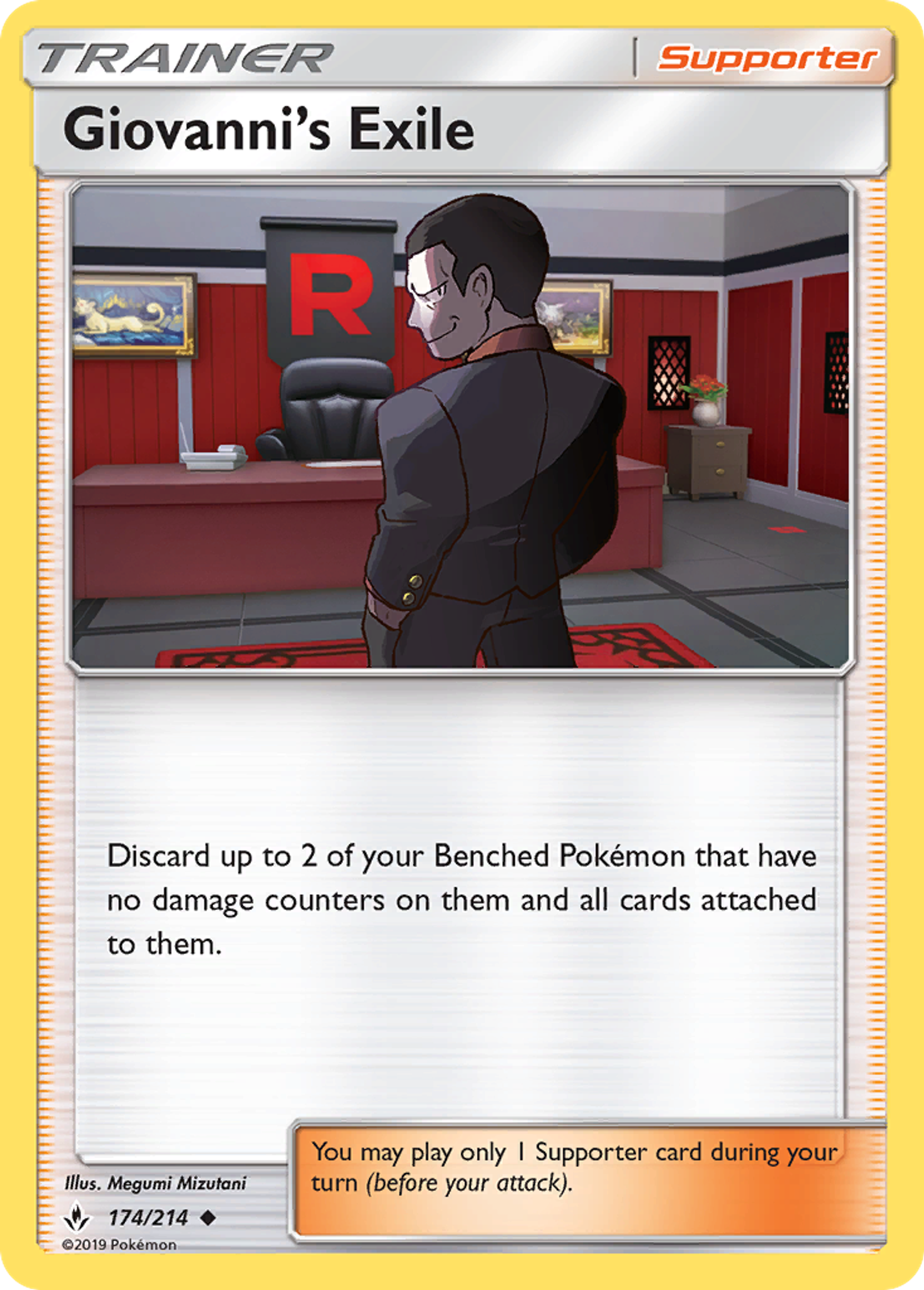 Exil de Giovanni — SM - Unbroken Bonds — Pokemon