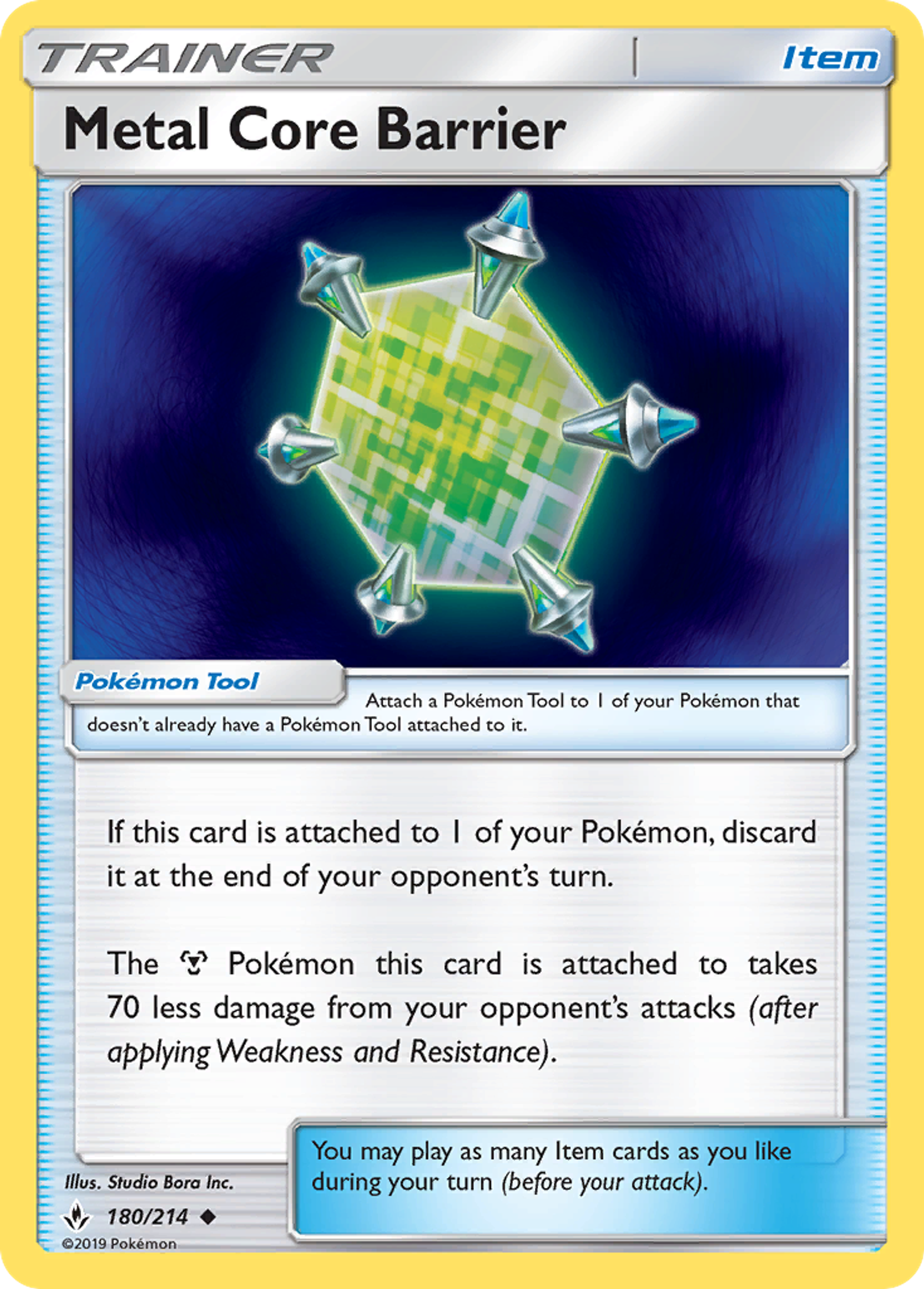 Barrière de Métal Renforcé — SM - Unbroken Bonds — Pokemon