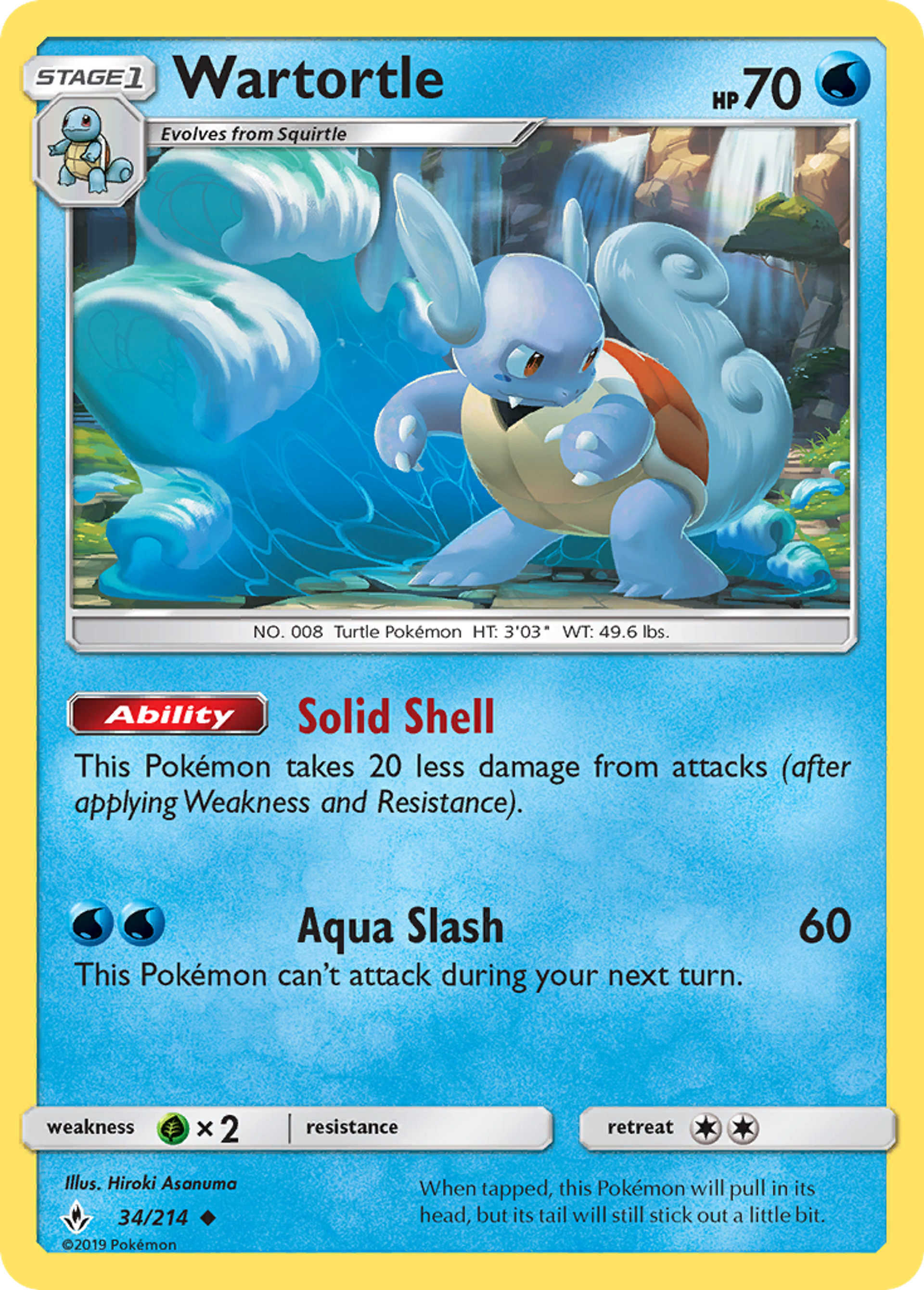 Wartortle — SM - Unbroken Bonds — Pokemon