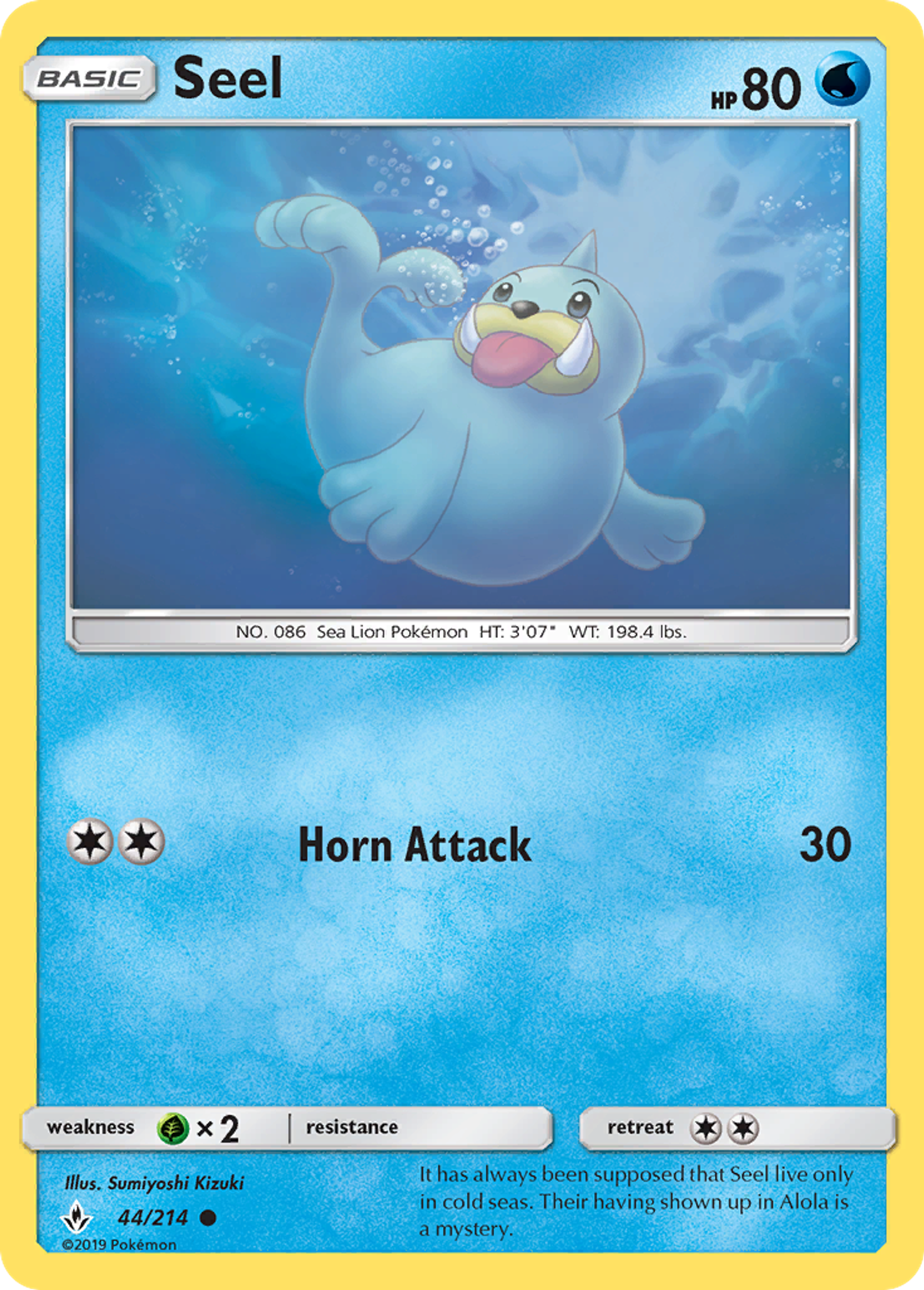 Seel — SM - Unbroken Bonds — Pokemon