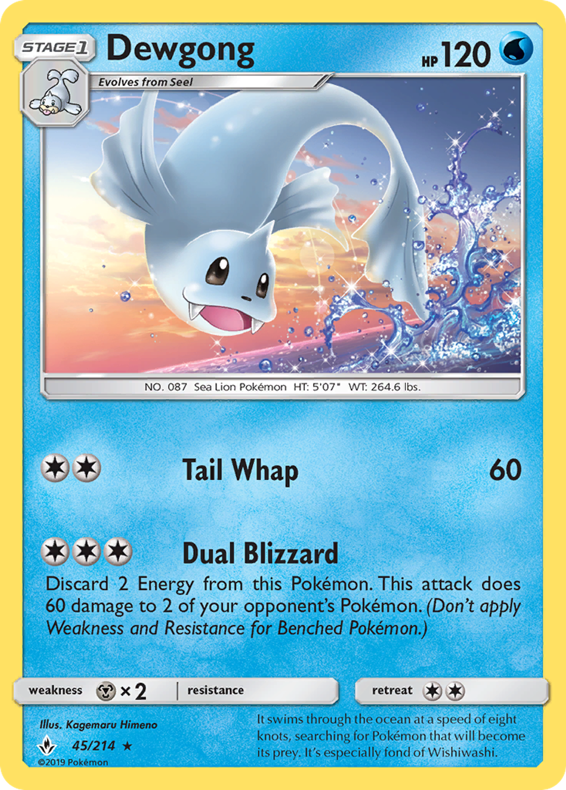 Dewgong — SM - Unbroken Bonds — Pokemon