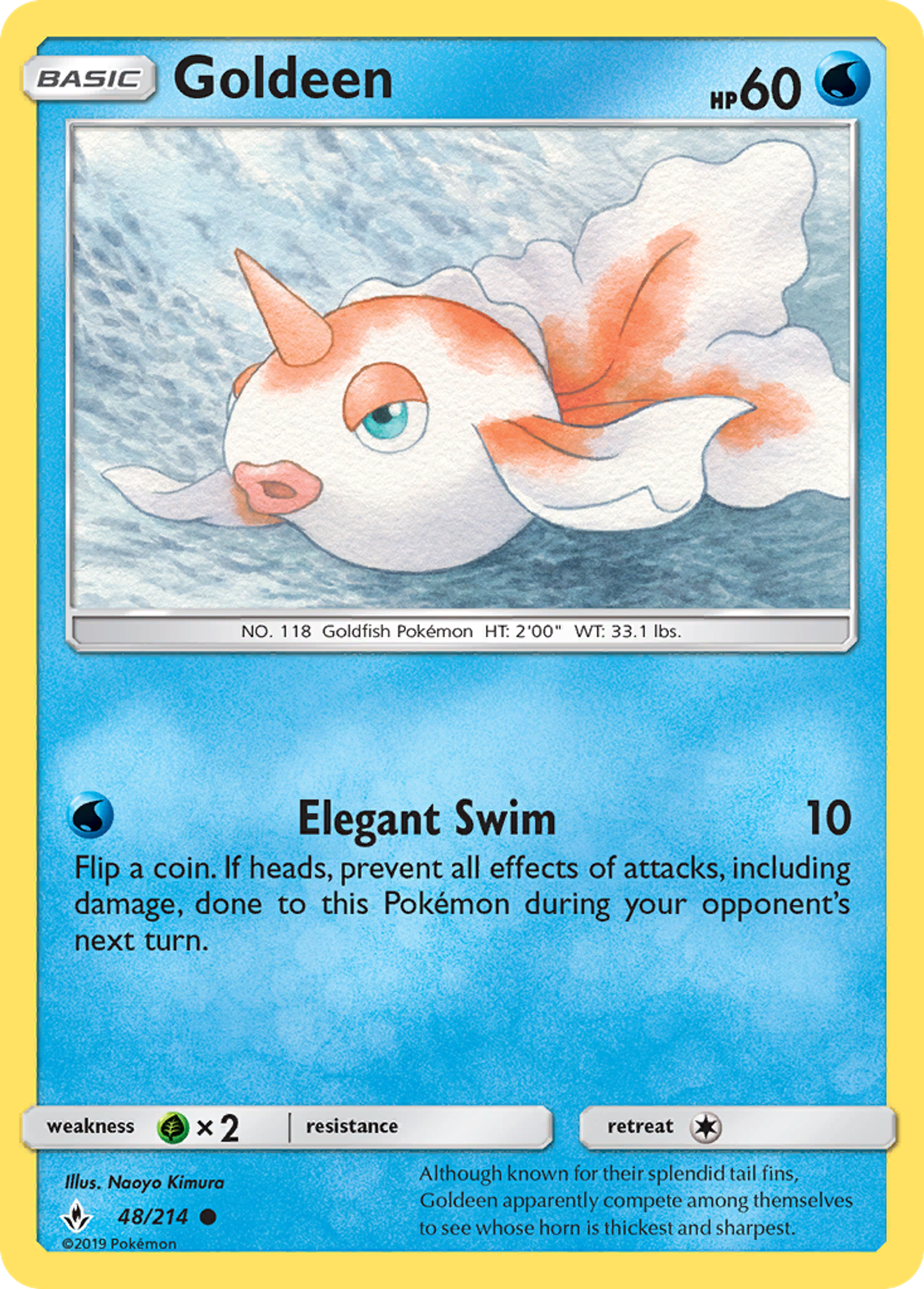 Goldeen — SM - Unbroken Bonds — Pokemon