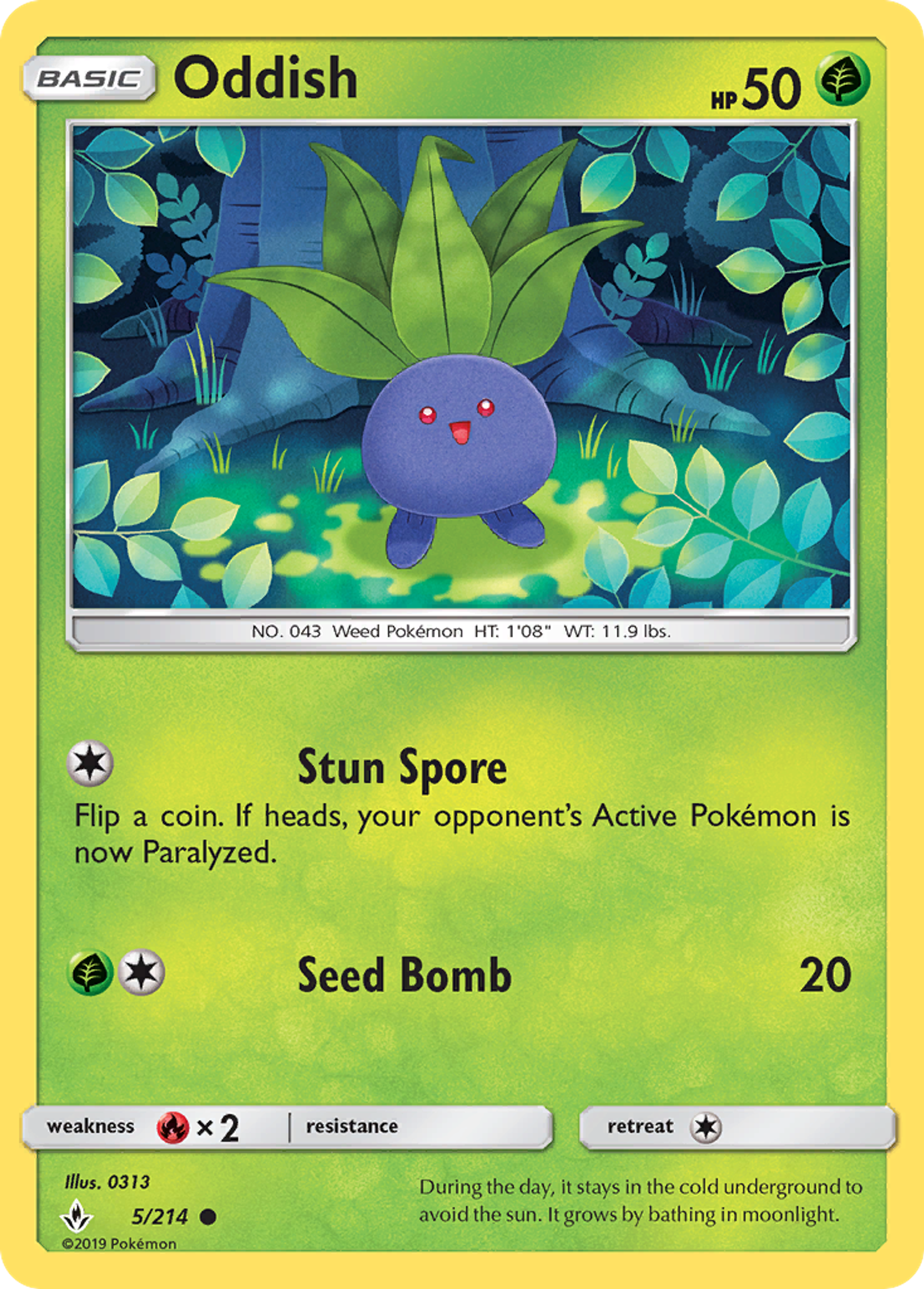 Oddish — SM - Unbroken Bonds — Pokemon