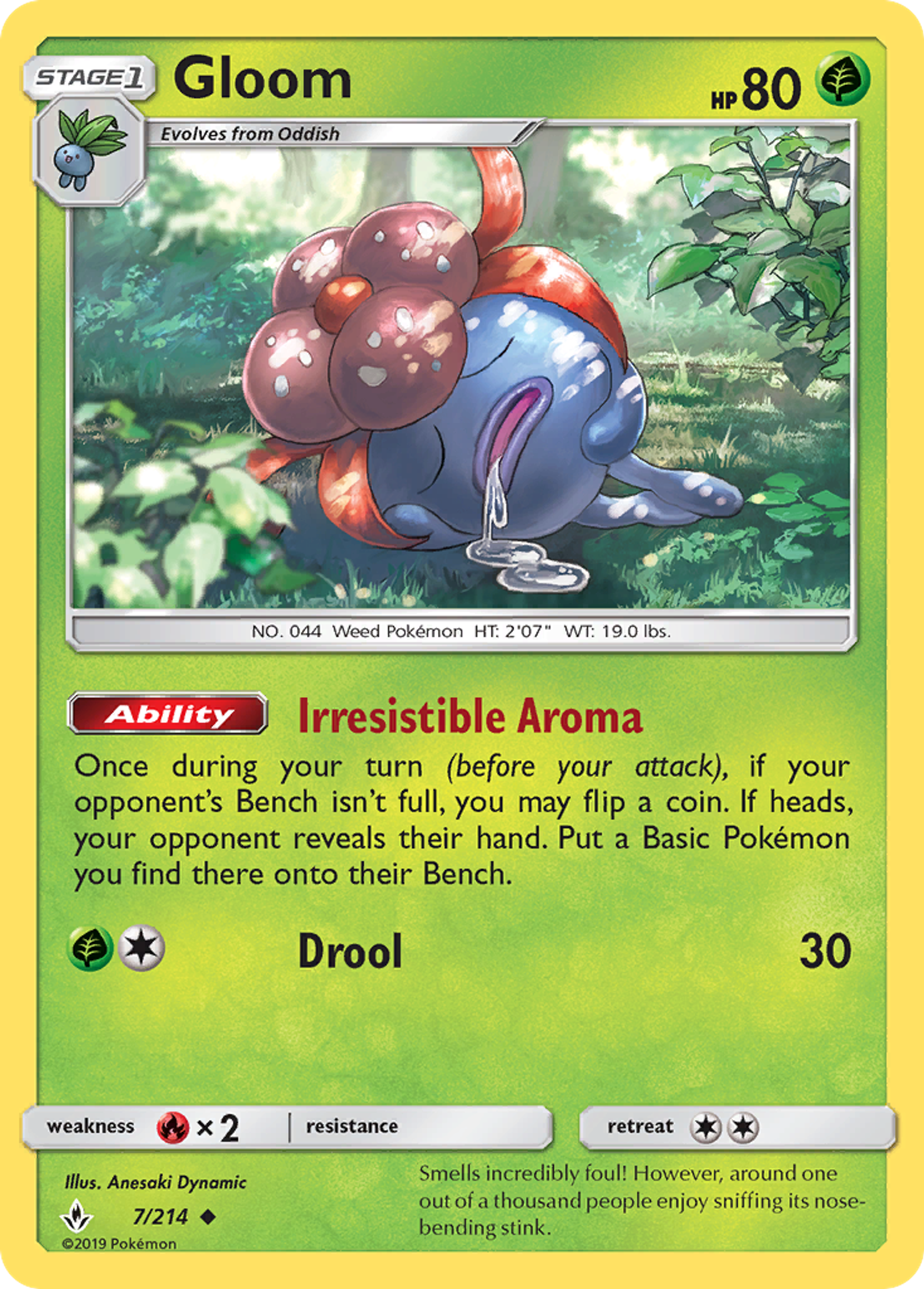 Gloom — SM - Unbroken Bonds — Pokemon