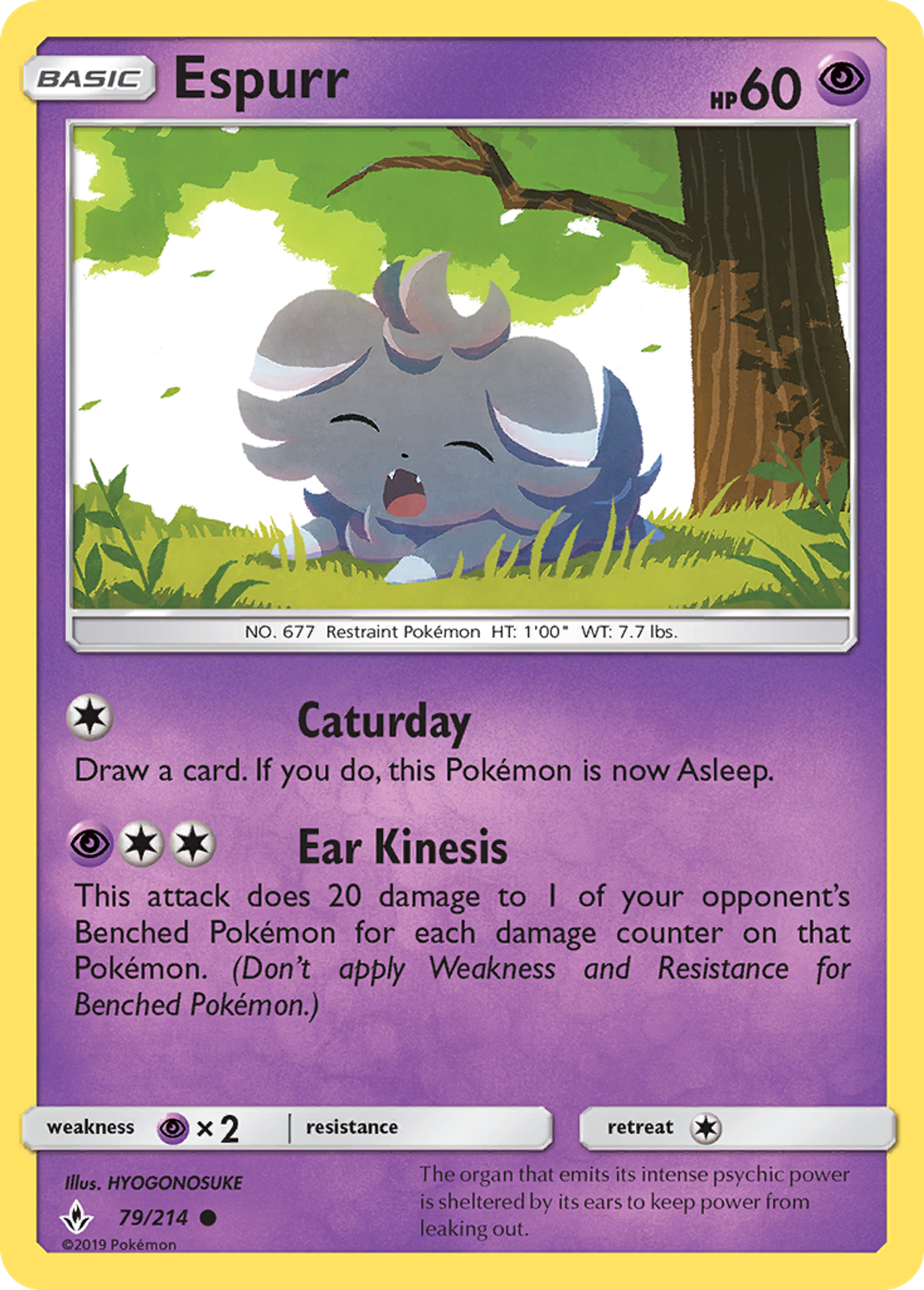 Espurr — SM - Unbroken Bonds — Pokemon