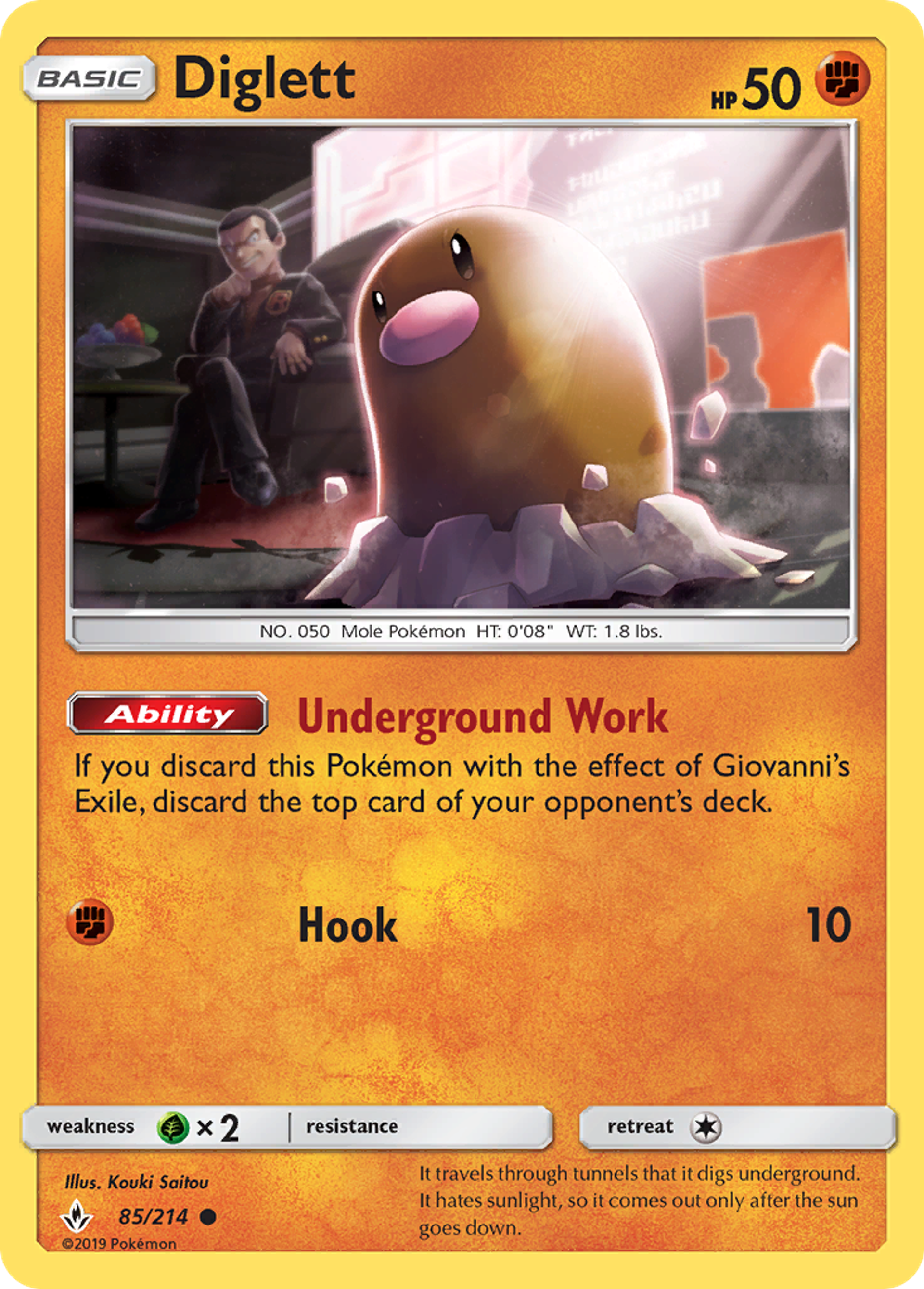 Diglett — SM - Unbroken Bonds — Pokemon