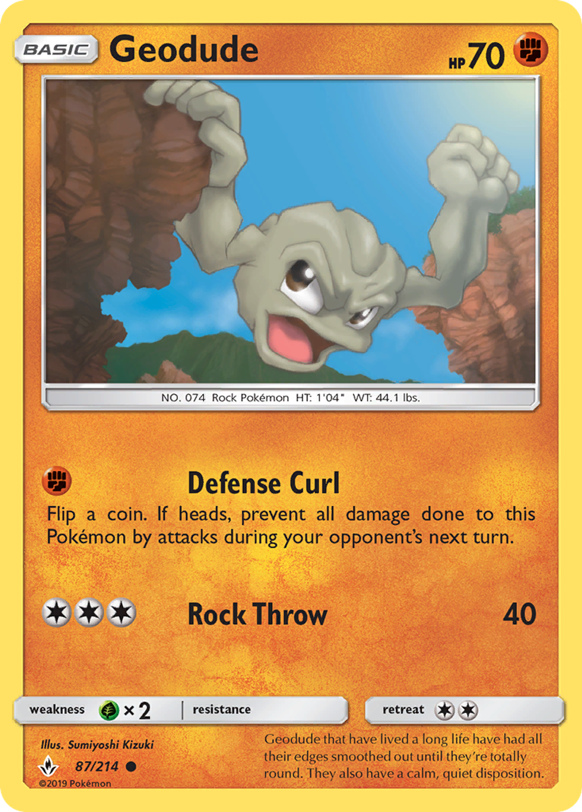 Geodude — SM - Unbroken Bonds — Pokemon
