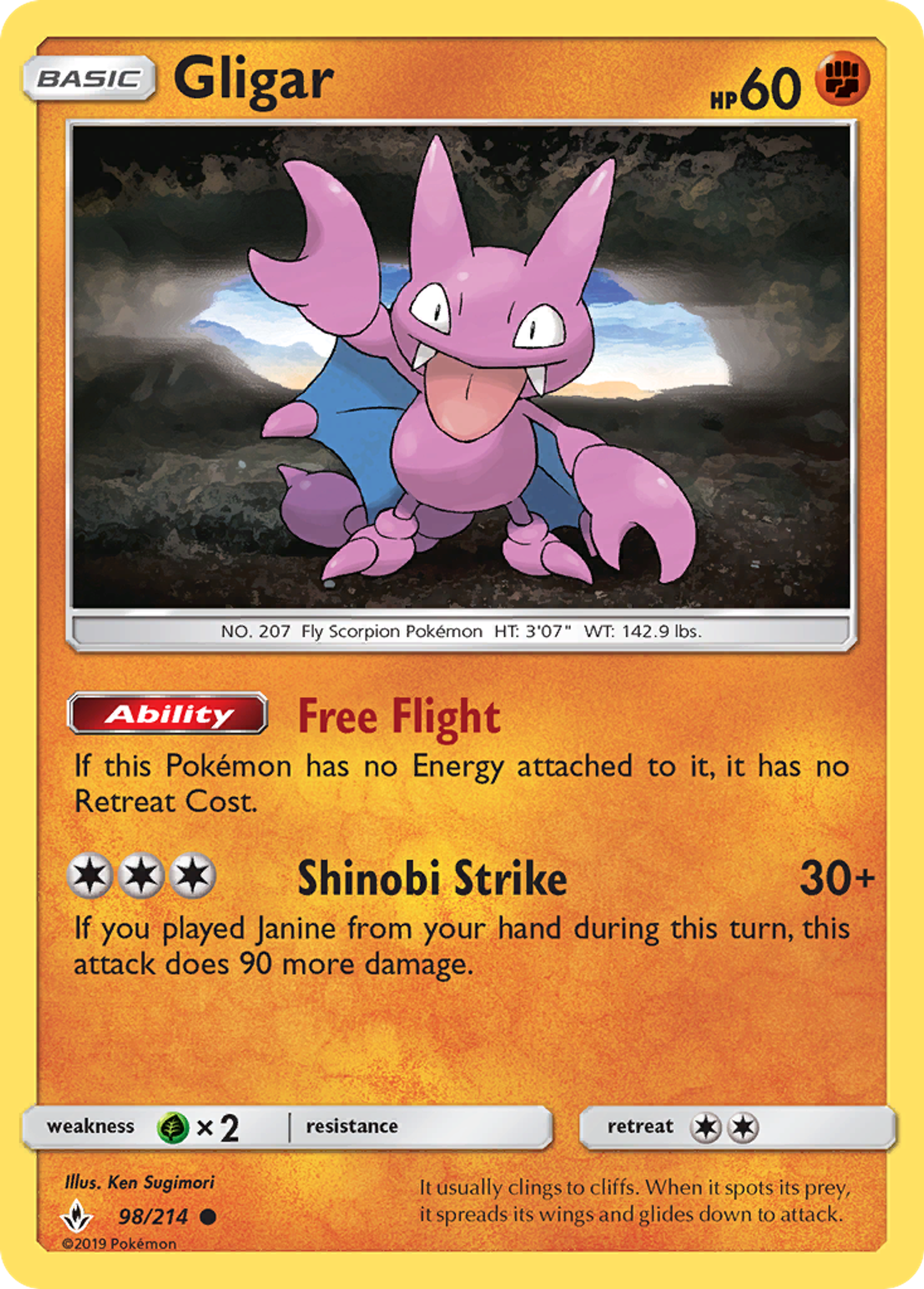 Gligar — SM - Unbroken Bonds — Pokemon