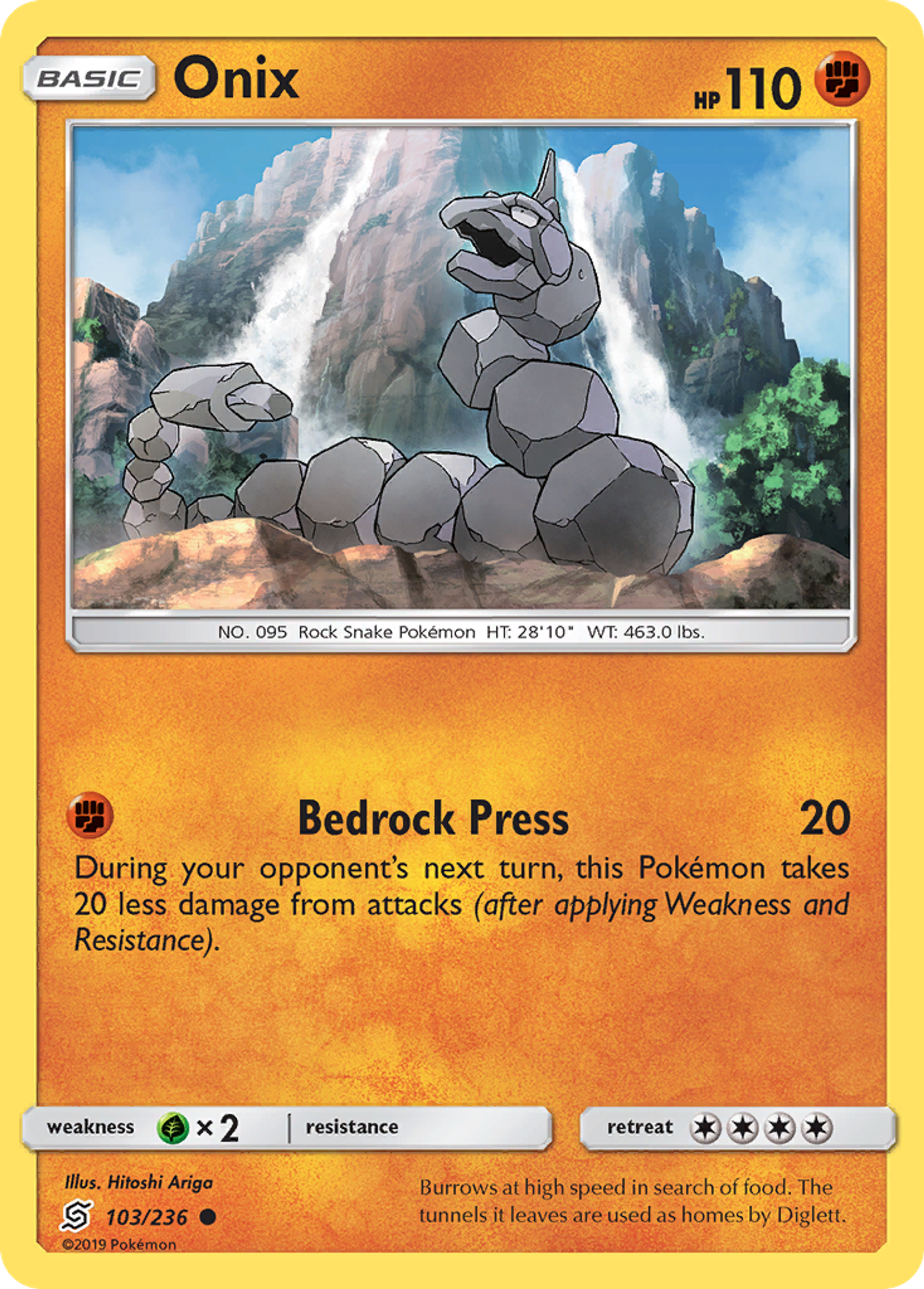 Onix — SM - Unified Minds — Pokemon
