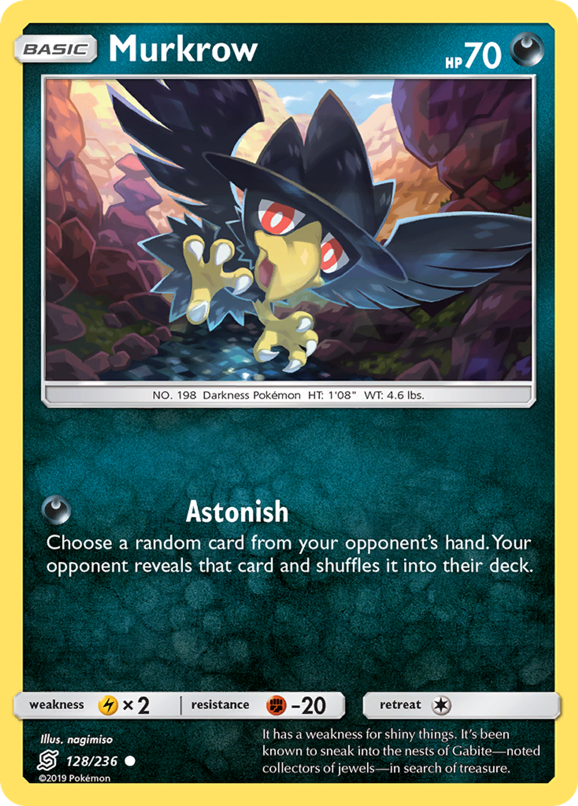 Murkrow — SM - Unified Minds — Pokemon