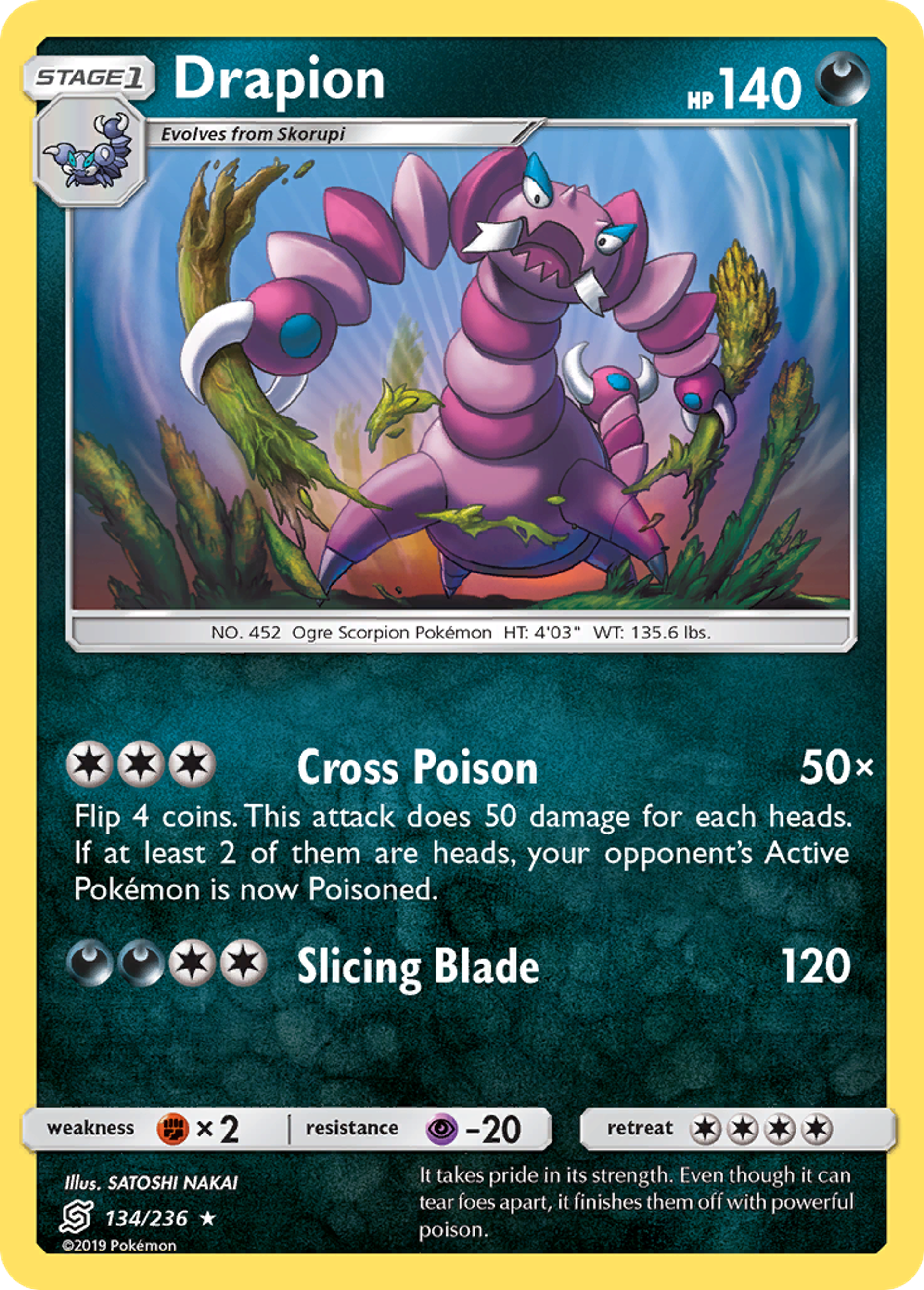 Drapion — SM - Unified Minds — Pokemon