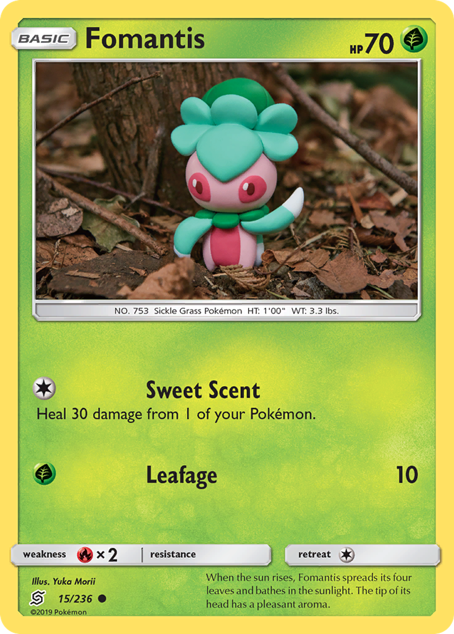 Fomantis — SM - Unified Minds — Pokemon