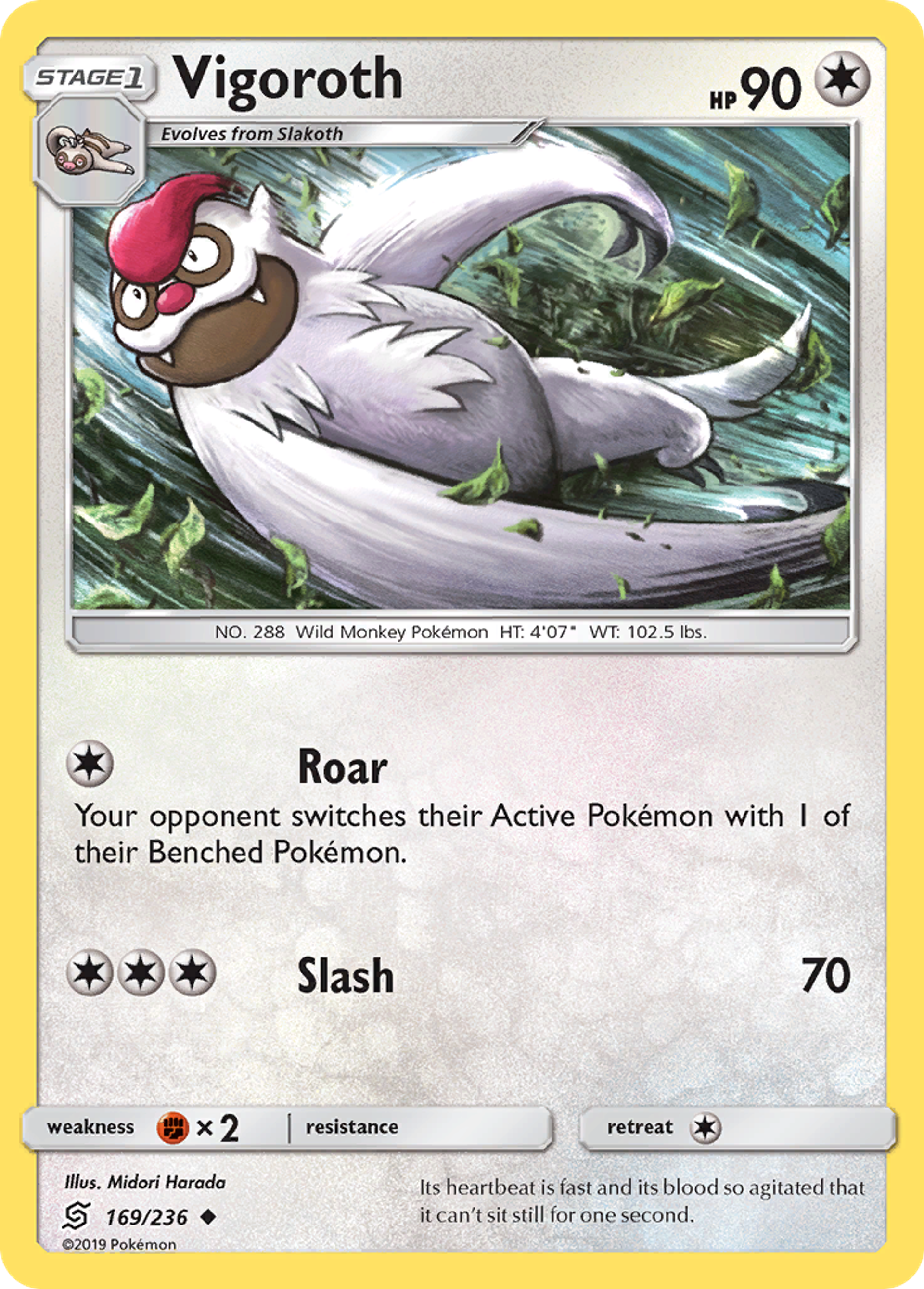 Vigoroth — SM - Unified Minds — Pokemon