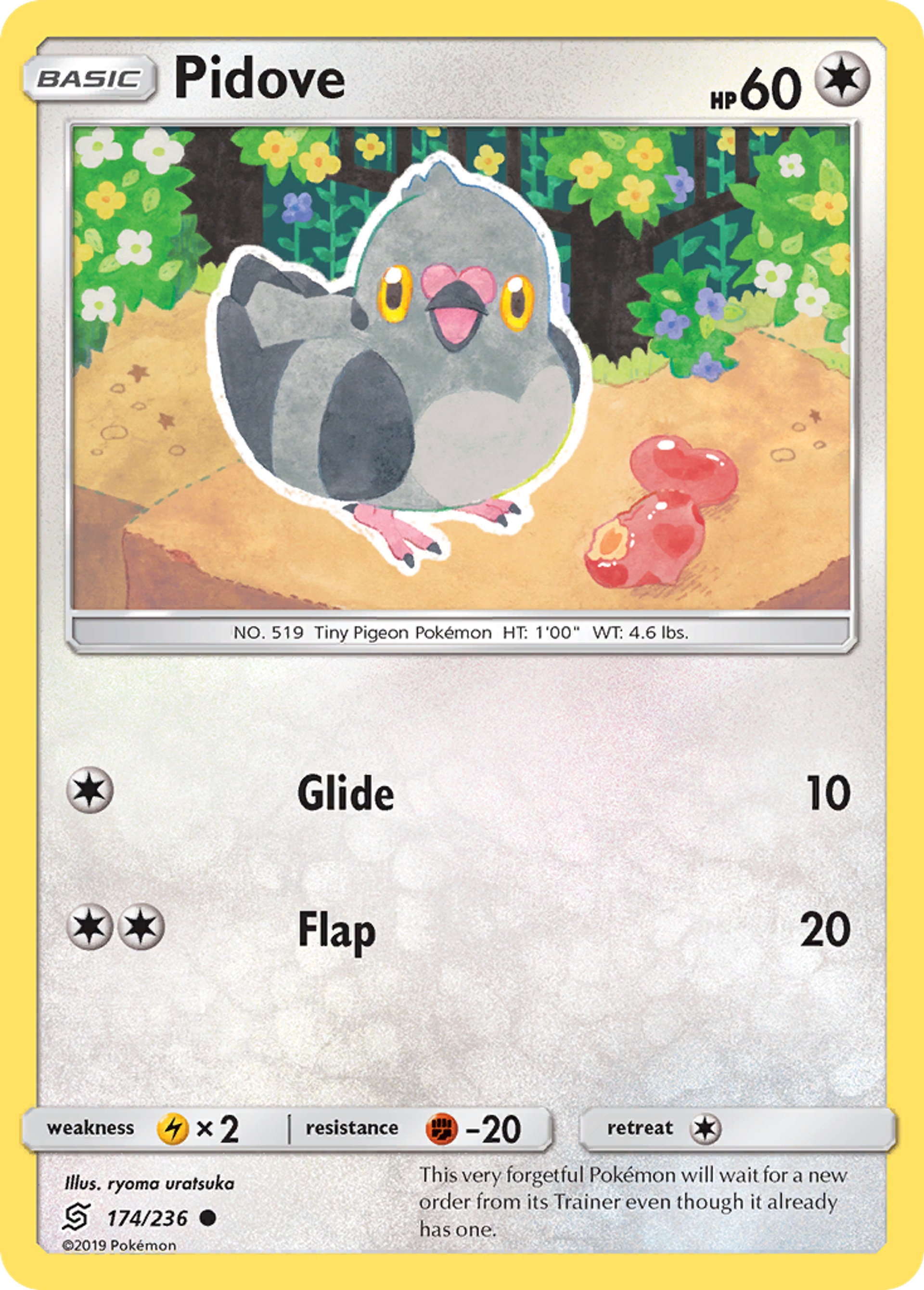 Pidove — SM - Unified Minds — Pokemon